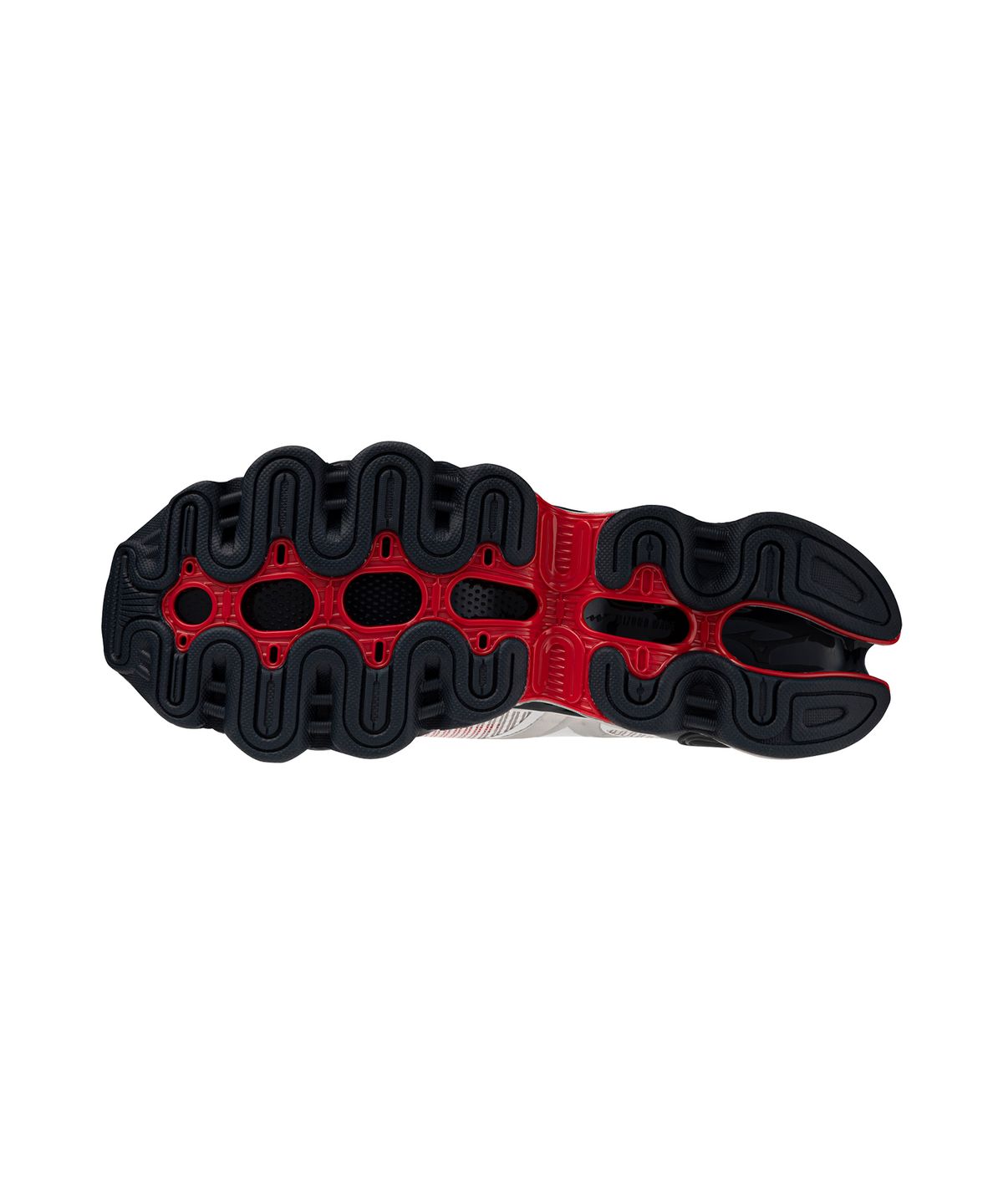 미즈노(MIZUNO) (남성) 웨이브 프로페시 15 - 화이트:실버:바바도스 체리 / J1GC260002