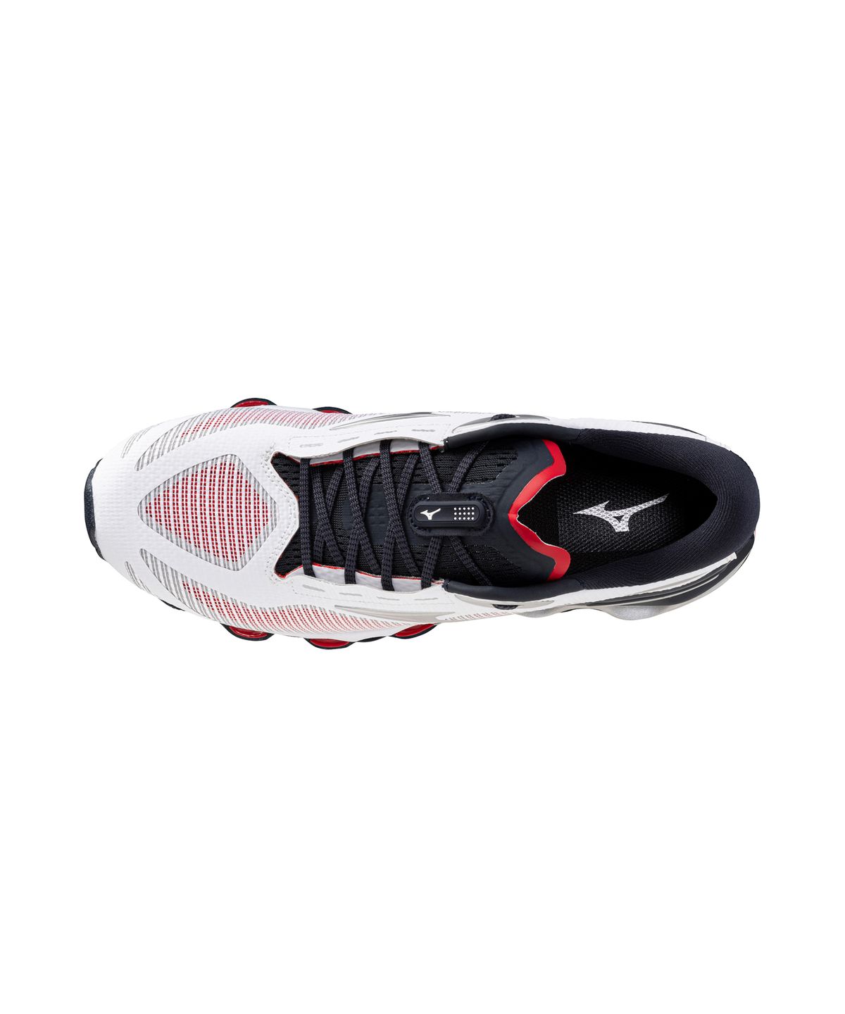 미즈노(MIZUNO) (남성) 웨이브 프로페시 15 - 화이트:실버:바바도스 체리 / J1GC260002