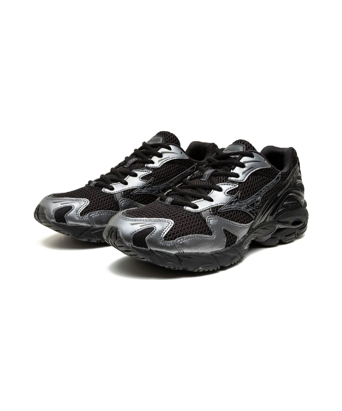미즈노(MIZUNO) (공용) 웨이브 라이더 10 - 블랙:블랙 샌드:메탈릭 그레이 / D1GA261601