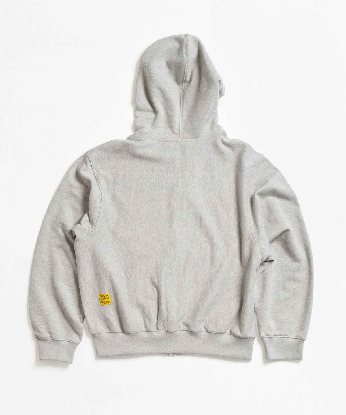 씨씨씨에스(CCCS) GREY BLOCK LOGO HOODIE ZIP-UP