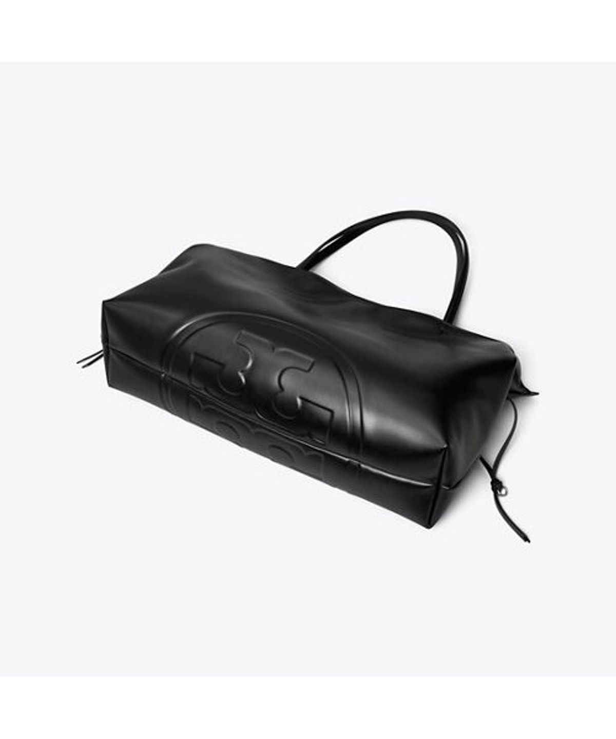 토리버치(TORYBURCH) 엘라 리사이클 드로스트링 토트 - 블랙