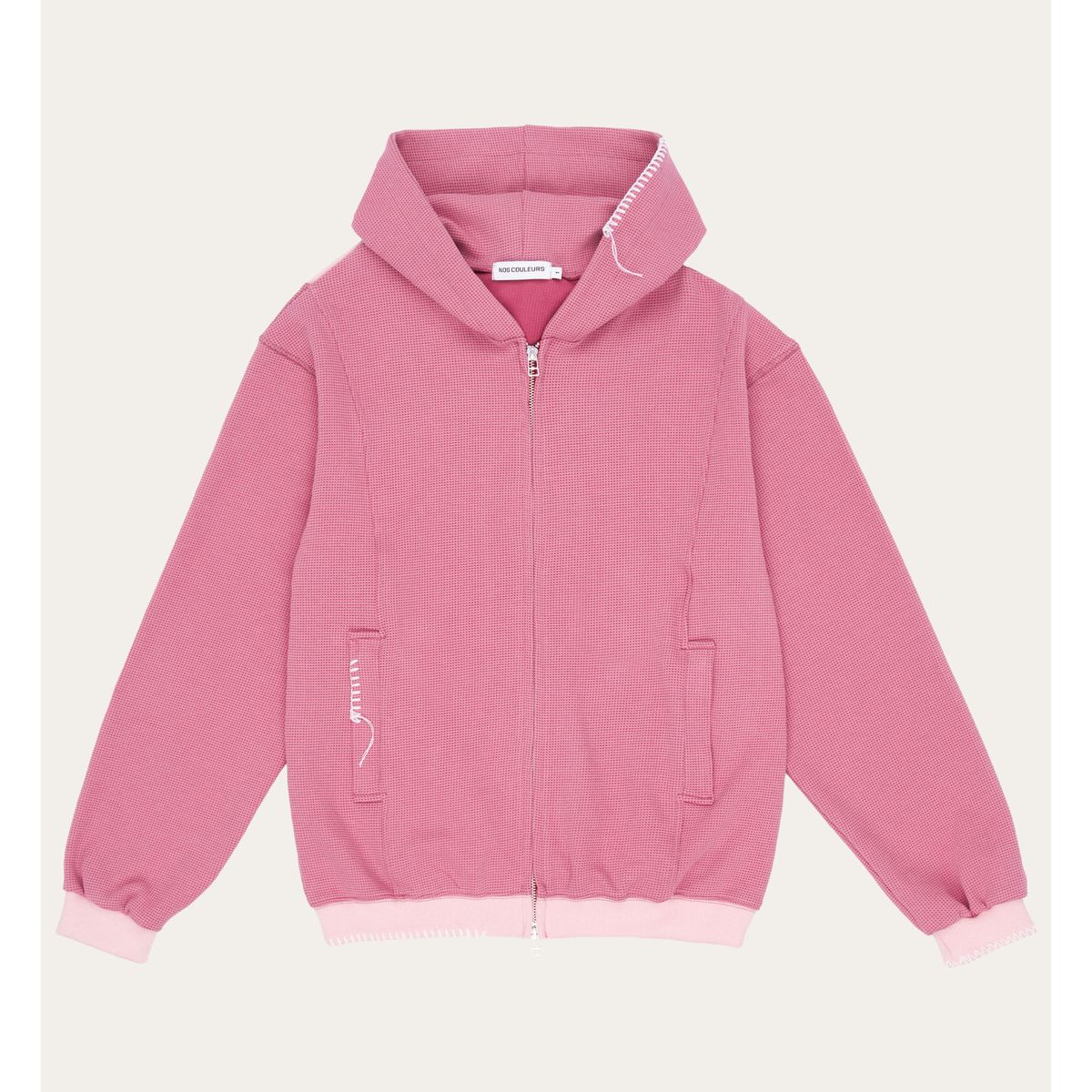 노쿨러스(NOSCOULEURS) UL THERMAL ZIP HOODIE PINK