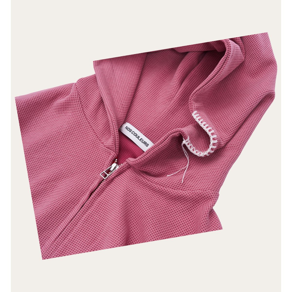노쿨러스(NOSCOULEURS) UL THERMAL ZIP HOODIE PINK