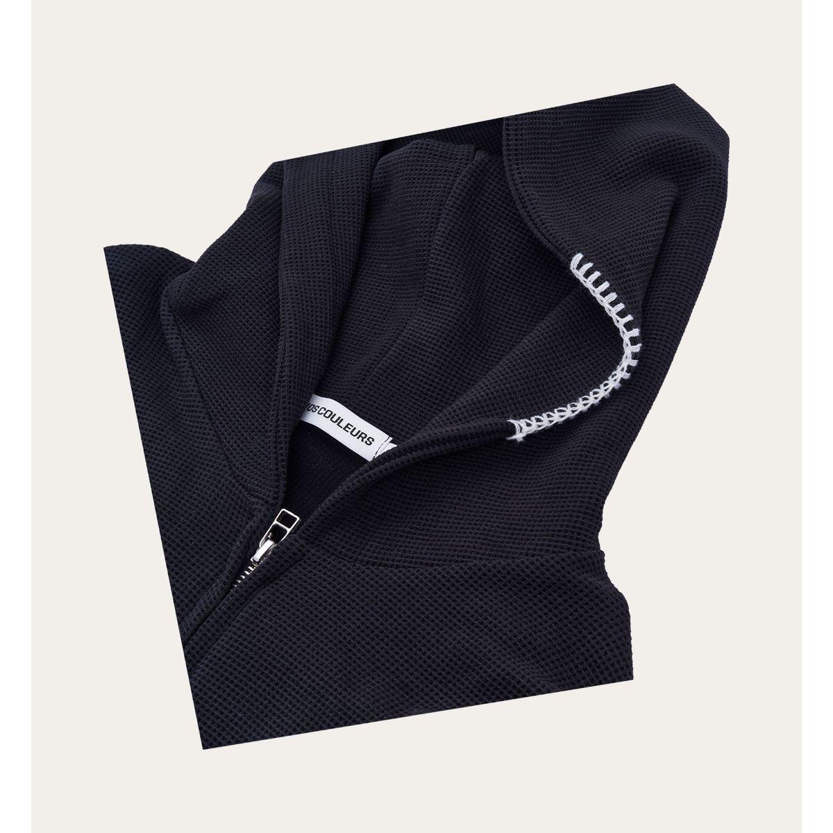 노쿨러스(NOSCOULEURS) UL THERMAL ZIP HOODIE BLACK
