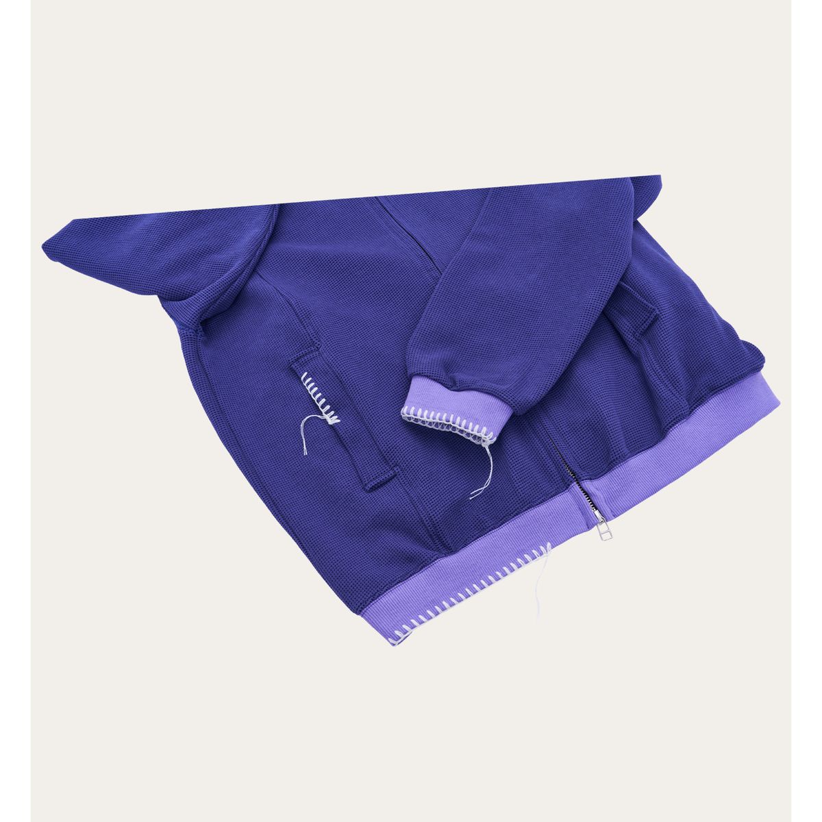 노쿨러스(NOSCOULEURS) UL THERMAL ZIP HOODIE PURPLE