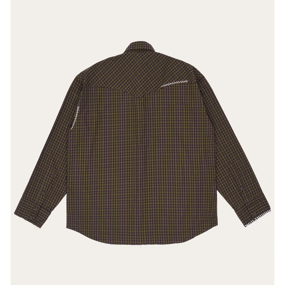 노쿨러스(NOSCOULEURS) UL CHECK SHIRTS 02 BROWN