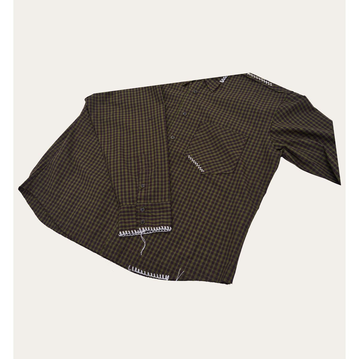 노쿨러스(NOSCOULEURS) UL CHECK SHIRTS 02 BROWN