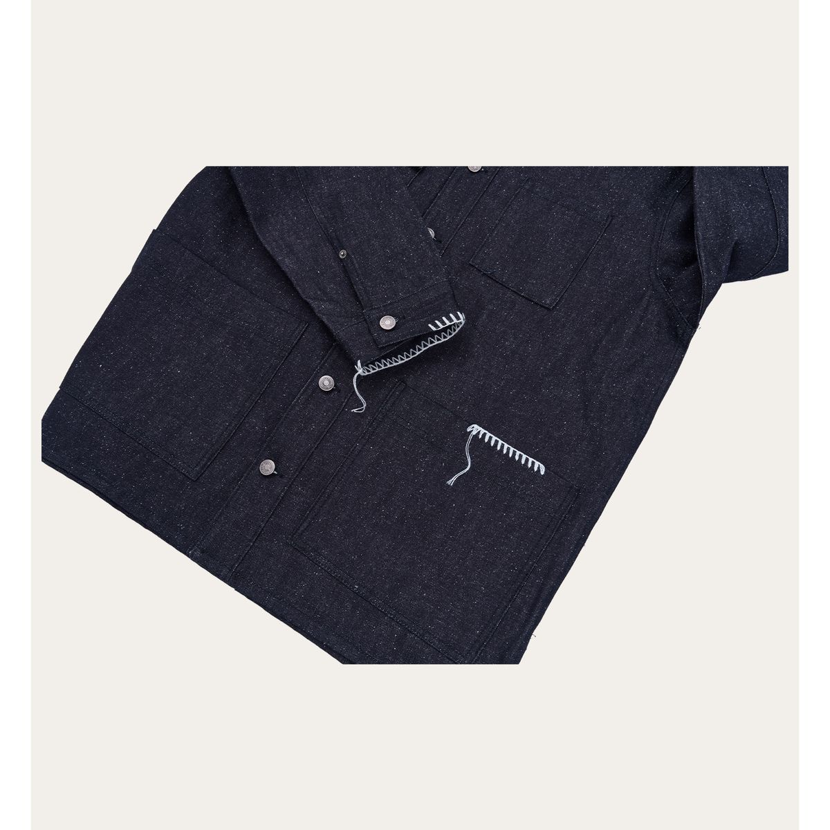 노쿨러스(NOSCOULEURS) UL DENIM JACKET 04 BLACK