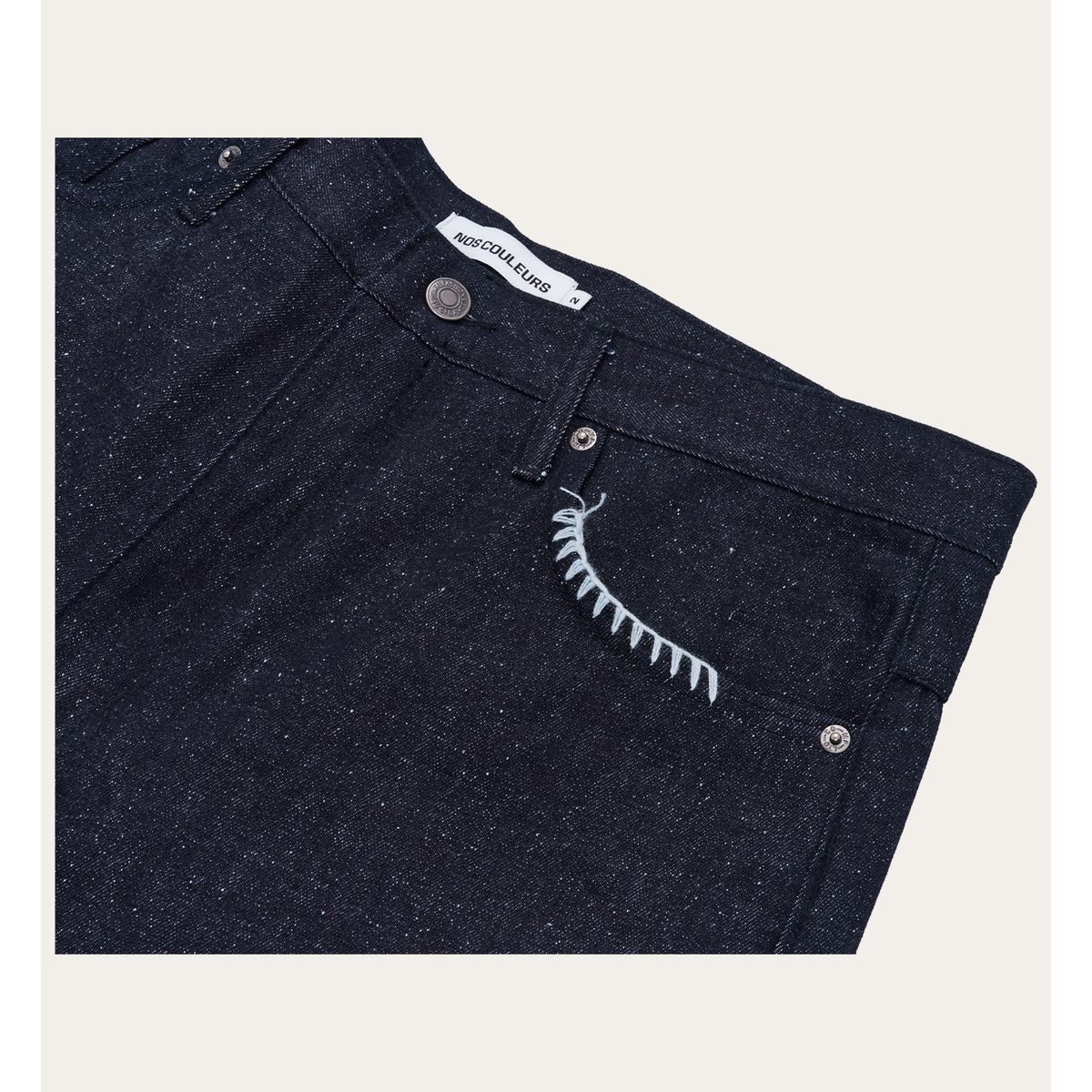 노쿨러스(NOSCOULEURS) UL DENIM PANTS 03 BLACK