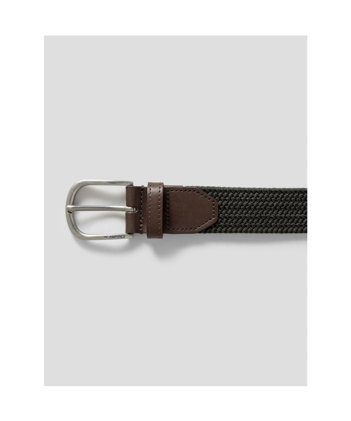 빈폴 액세서리(BEANPOLE ACCESSORY) 엘라스틱 캐주얼 버클 벨트  카키