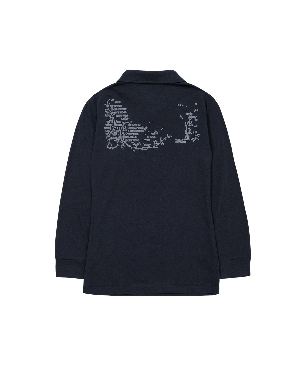 웰빙익스프레스(WELLBEING EXPRESS) Button up 3/4 Sleeve Navy