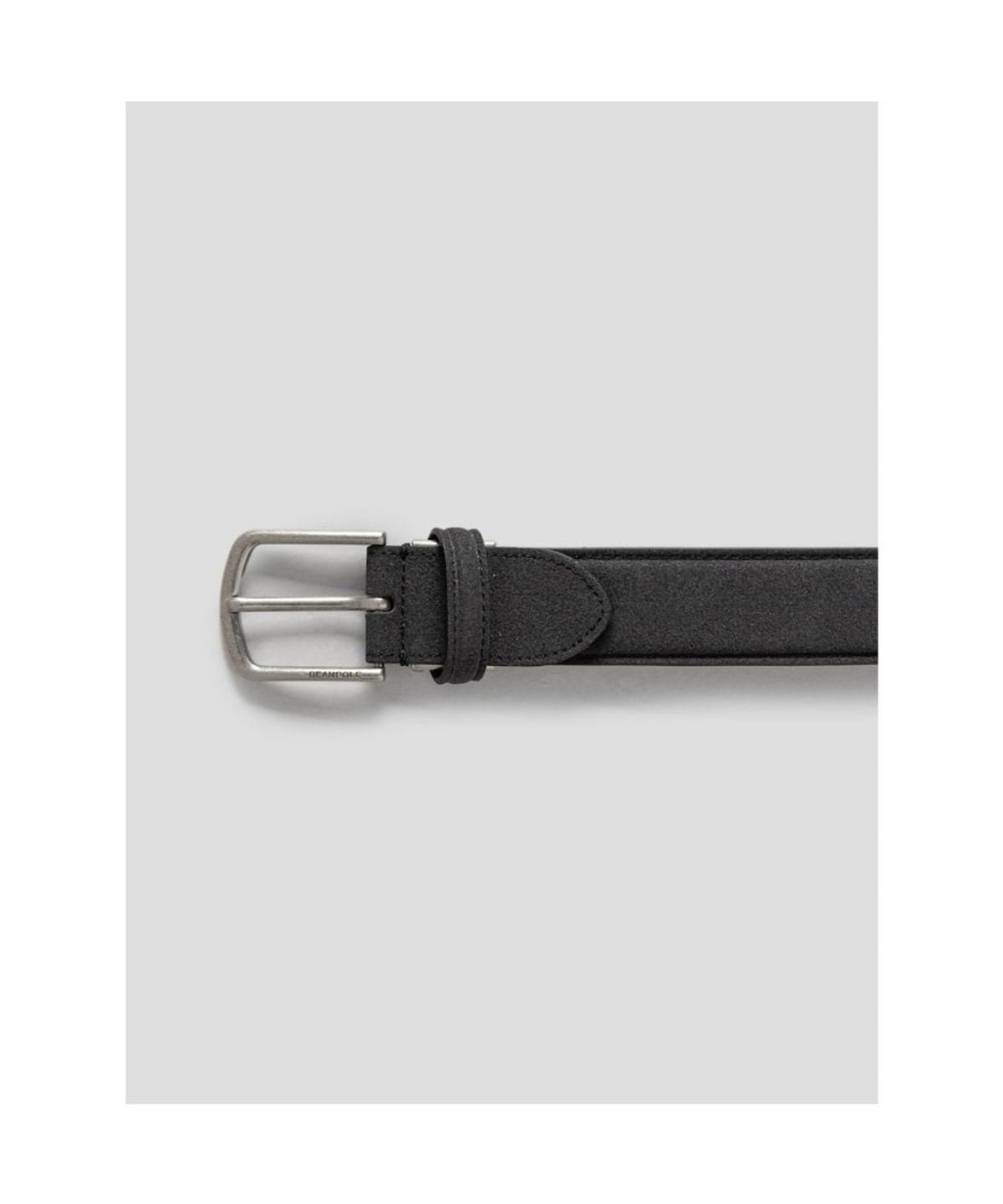 빈폴 액세서리(BEANPOLE ACCESSORY) 스웨이드 캐주얼 버클 벨트  애쉬