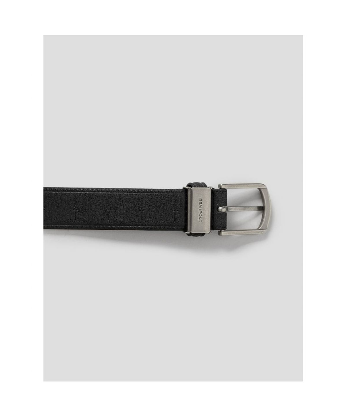 빈폴 액세서리(BEANPOLE ACCESSORY) 스웨이드 캐주얼 버클 벨트  애쉬