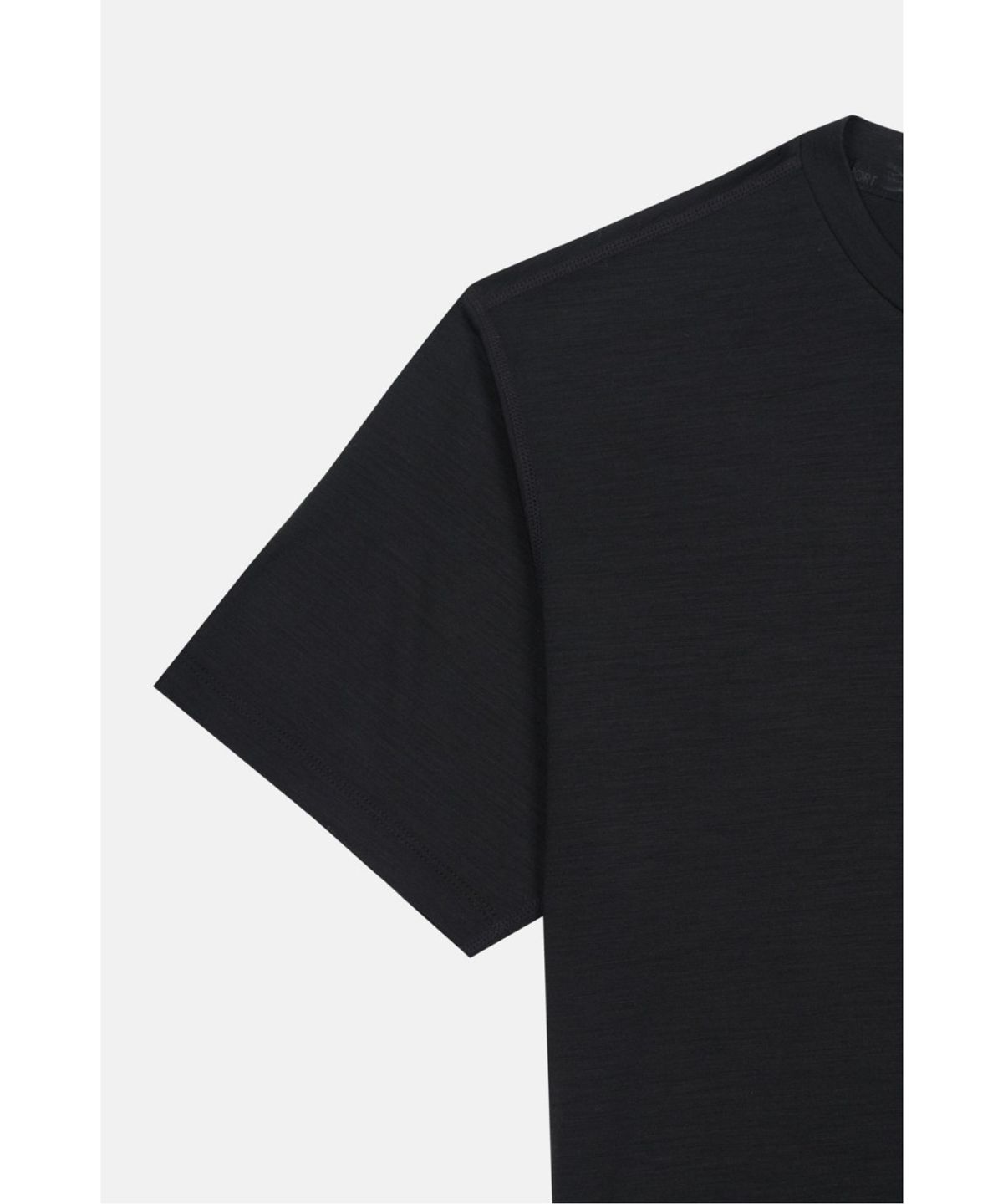 코오롱스포츠(KOLON SPORT) HERO 남성 메리노울 반팔 라운드 티셔츠 JWTCX26055BLK