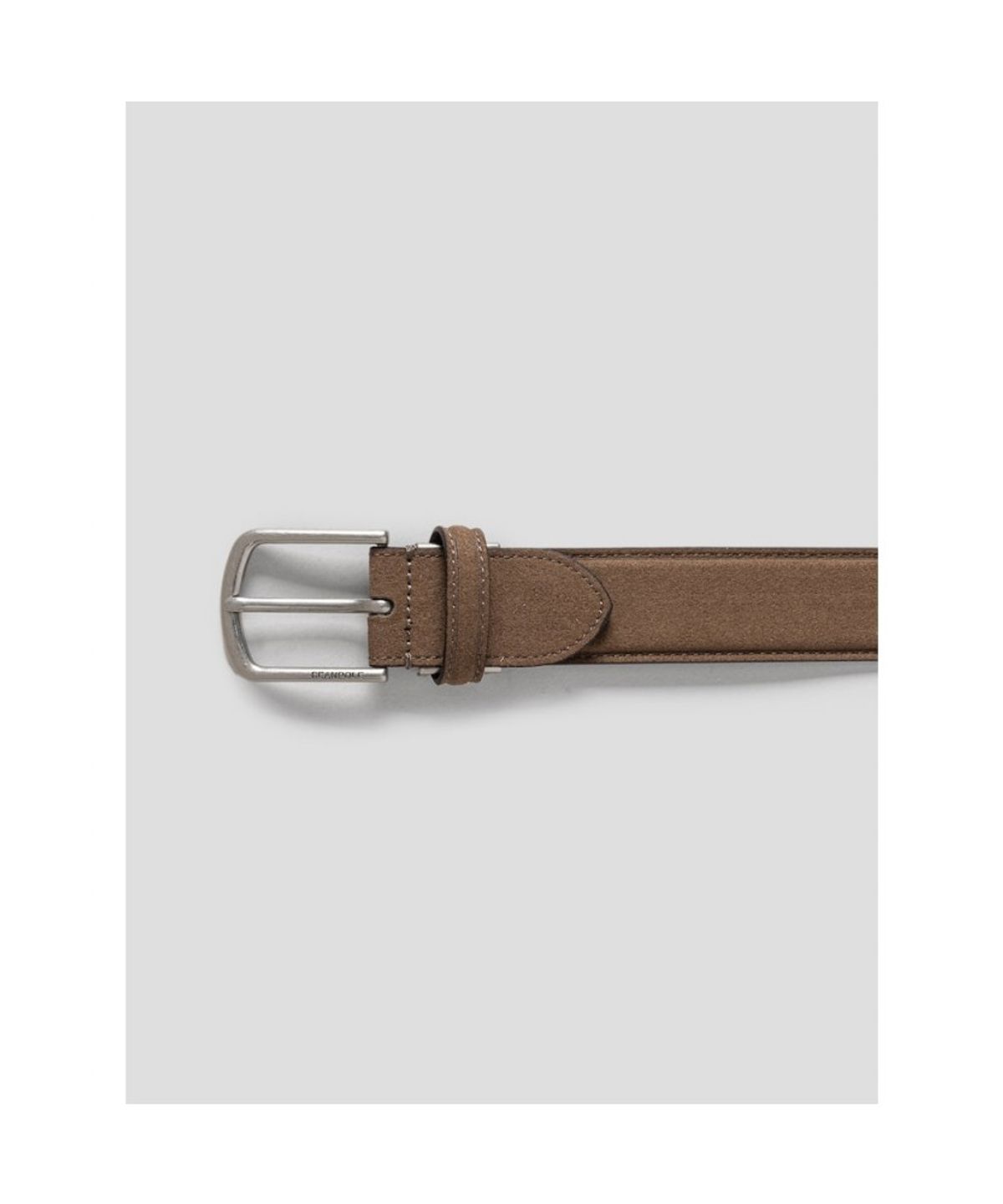 빈폴 액세서리(BEANPOLE ACCESSORY) 스웨이드 캐주얼 버클 벨트  브릭