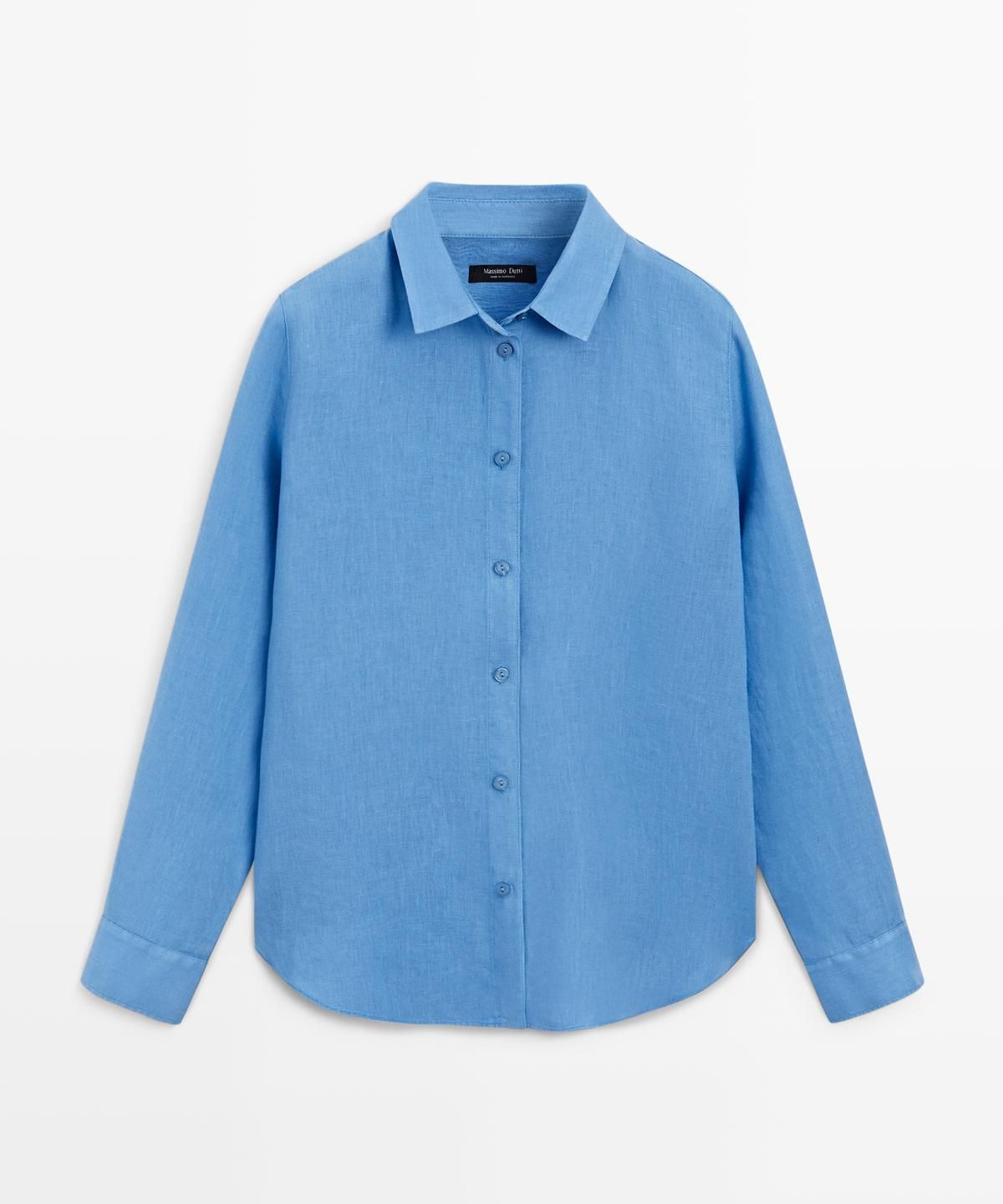 마시모두띠(MASSIMO DUTTI) 100% 린넨 루즈핏 셔츠
