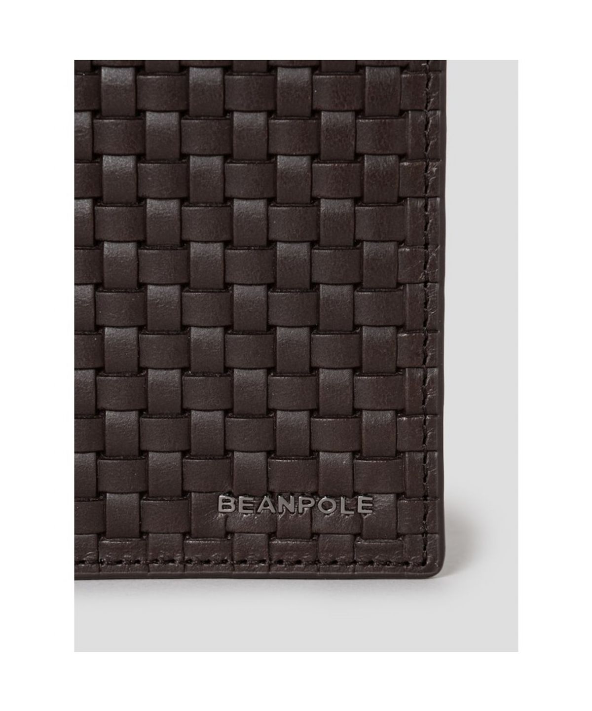 빈폴 액세서리(BEANPOLE ACCESSORY) 메쉬 경판 반지갑  브라운
