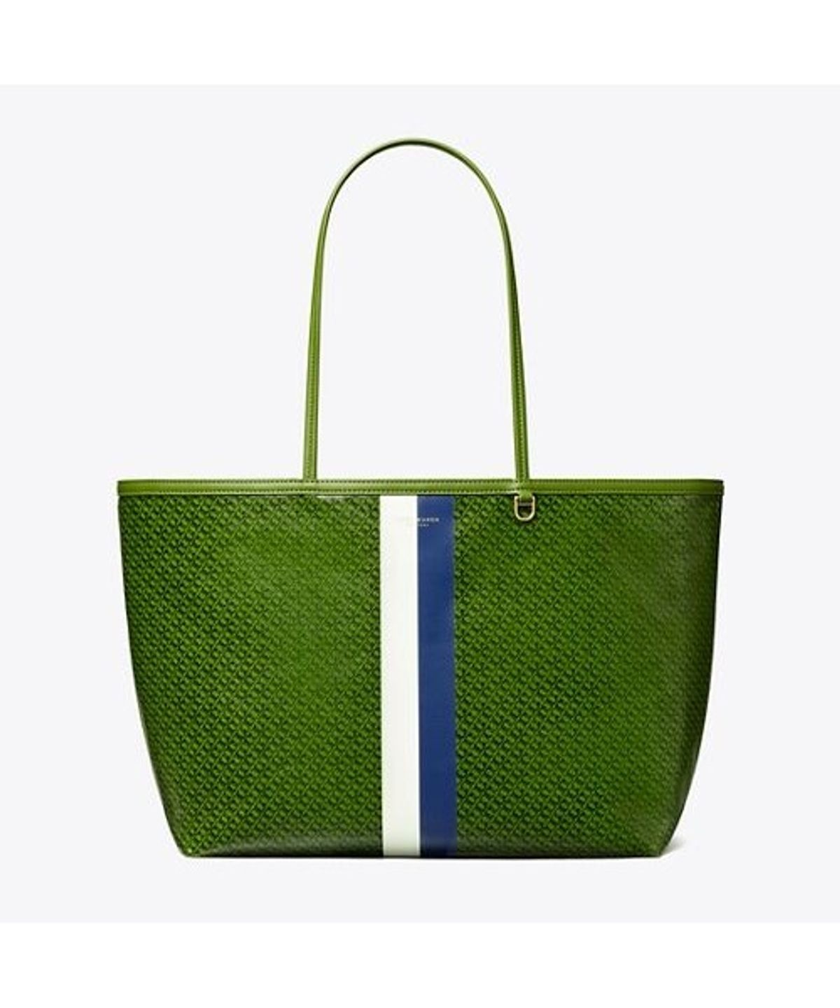 토리버치(TORYBURCH) 더 레이서 토트 - 그린 프린티드