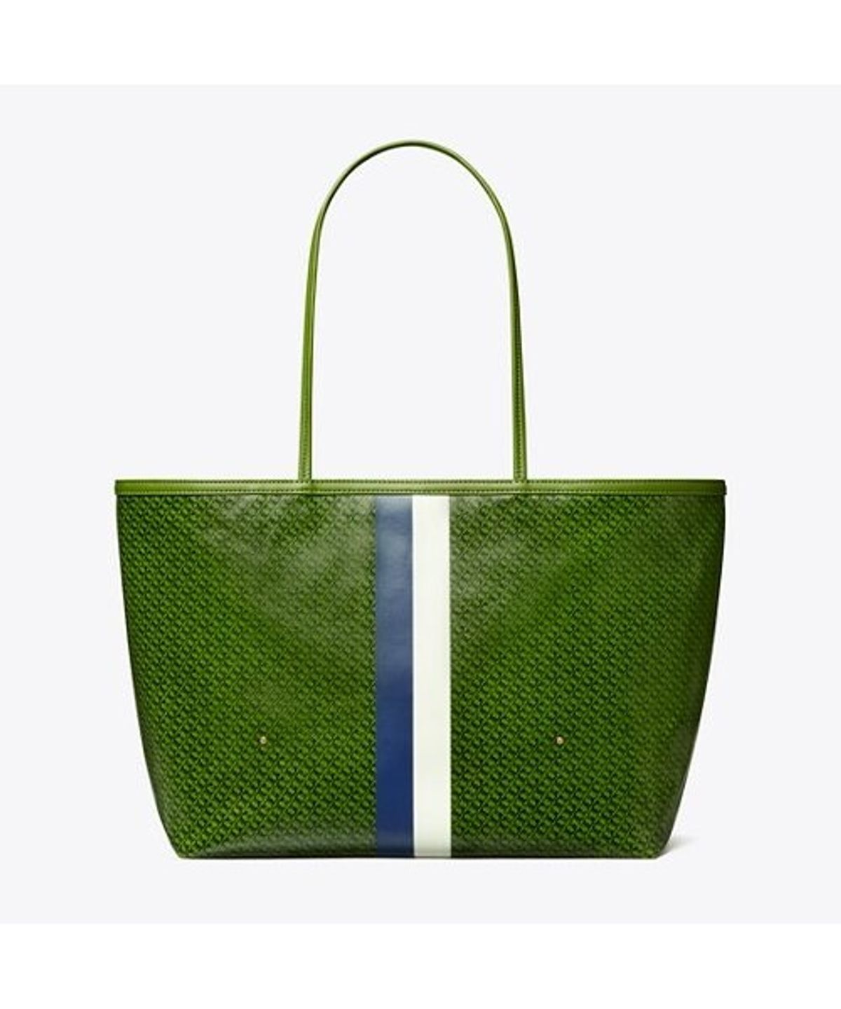 토리버치(TORYBURCH) 더 레이서 토트 - 그린 프린티드