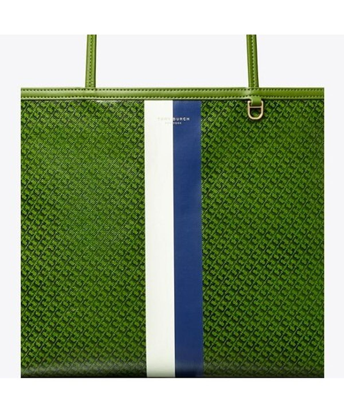 토리버치(TORYBURCH) 더 레이서 토트 - 그린 프린티드