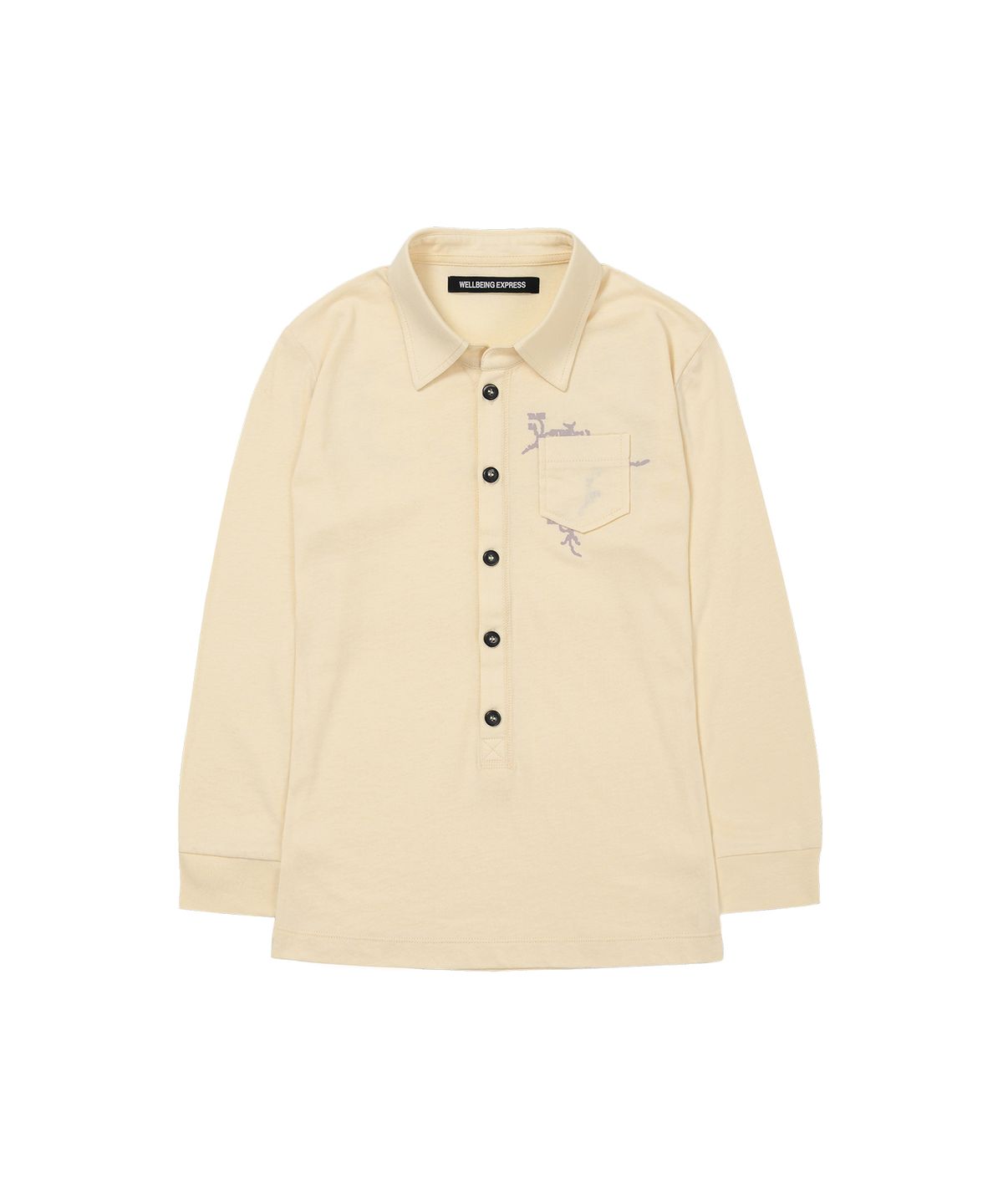 웰빙익스프레스(WELLBEING EXPRESS) Button up 3/4 Sleeve Ivory