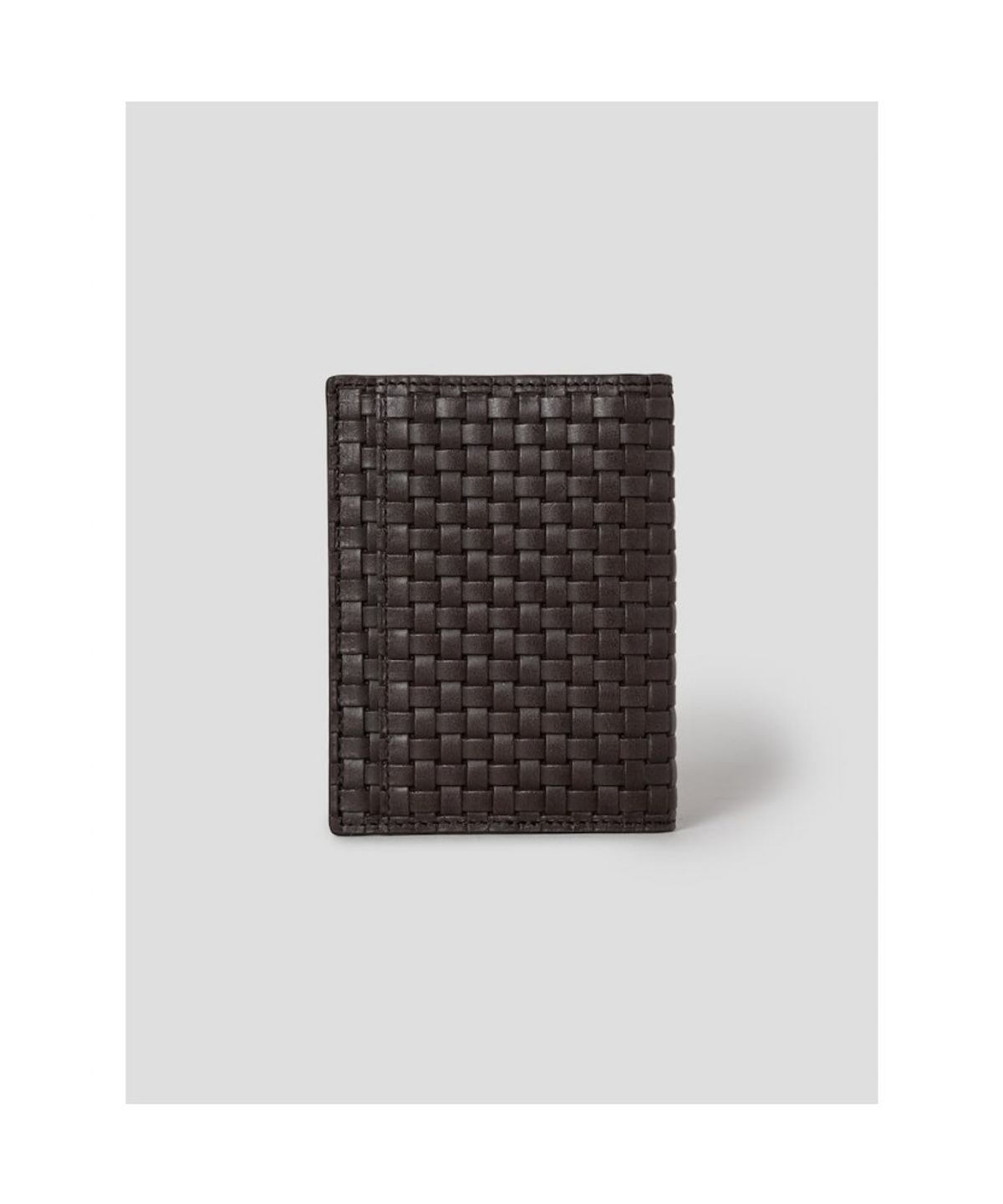 빈폴 액세서리(BEANPOLE ACCESSORY) 메쉬 경판 카드지갑  브라운