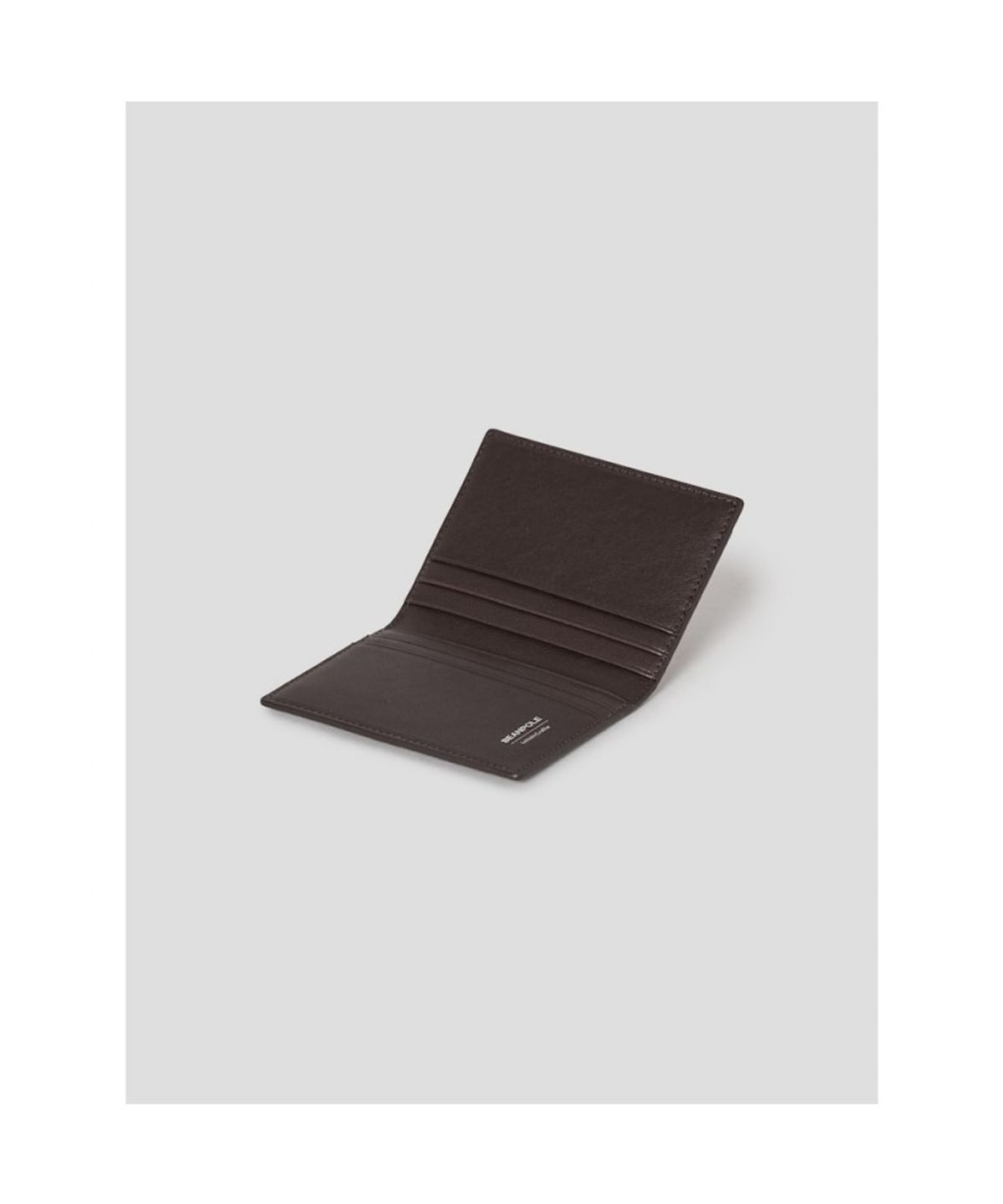 빈폴 액세서리(BEANPOLE ACCESSORY) 메쉬 경판 카드지갑  브라운
