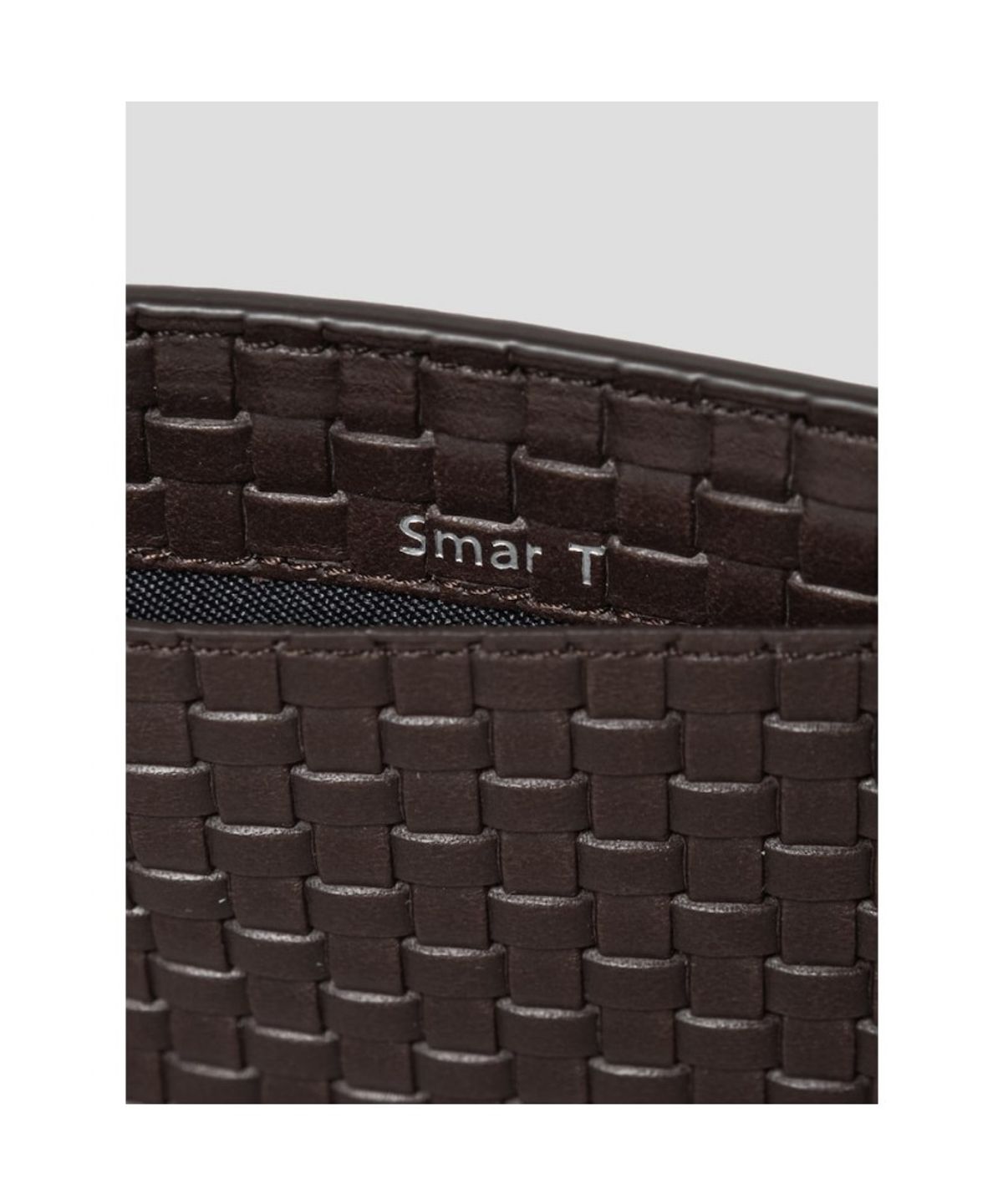 빈폴 액세서리(BEANPOLE ACCESSORY) 메쉬 경판 카드지갑  브라운