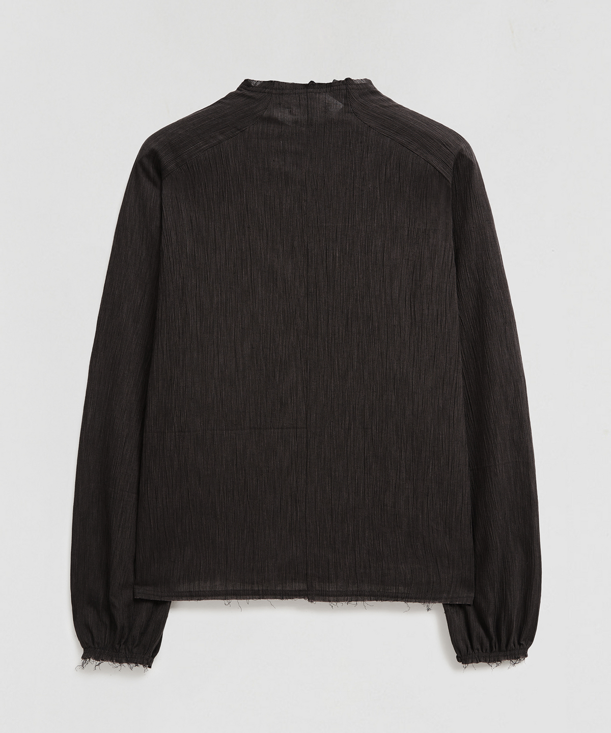 엘무드 우먼(LMOOD WOMEN) 빈티지 플리츠 가디건 다크우드