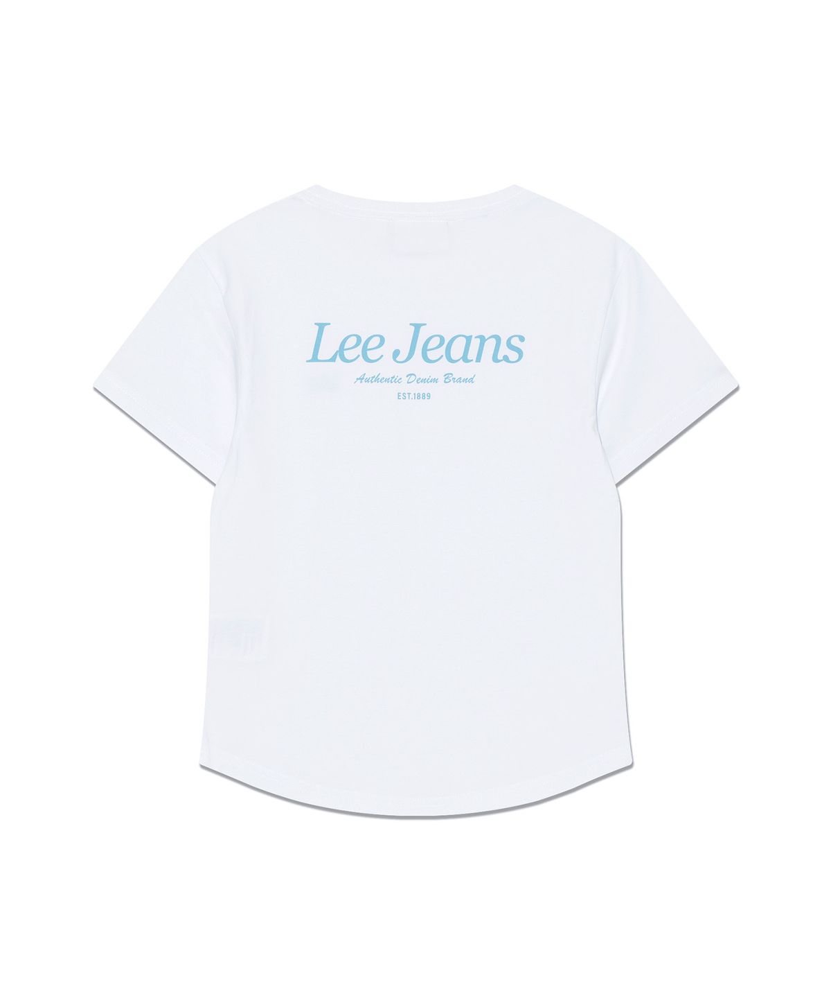 리(LEE) 우먼 스몰 트위치 로고 타이포 티셔츠 화이트