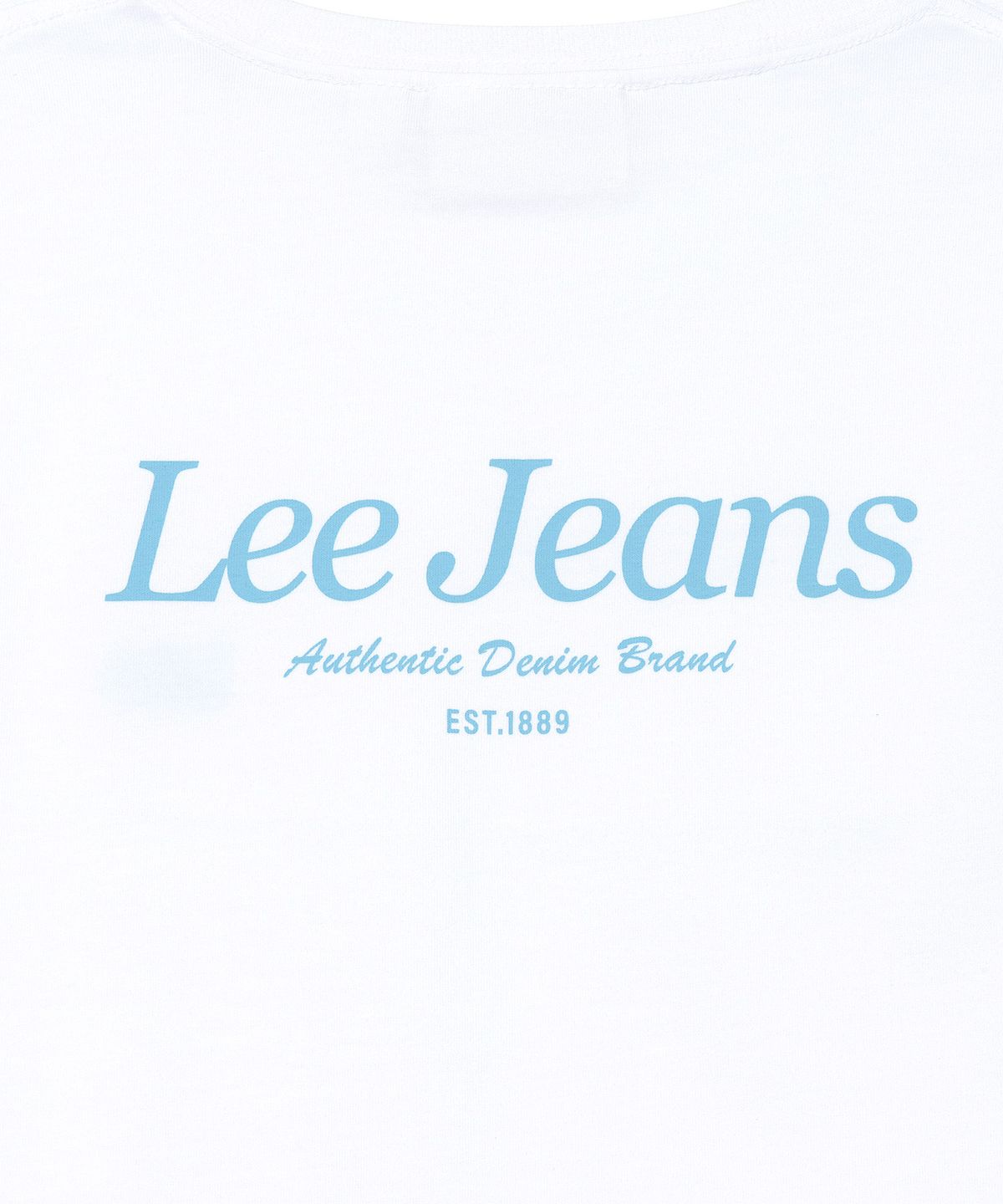 리(LEE) 우먼 스몰 트위치 로고 타이포 티셔츠 화이트