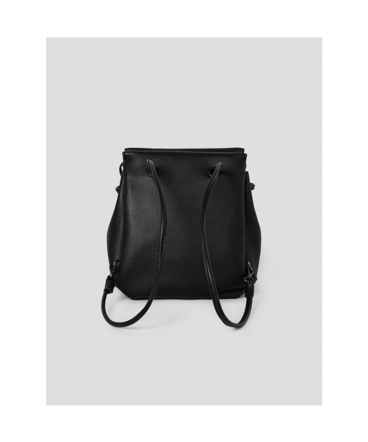 빈폴 액세서리(BEANPOLE ACCESSORY) Less Bag_3 스몰 가죽 백팩  블랙