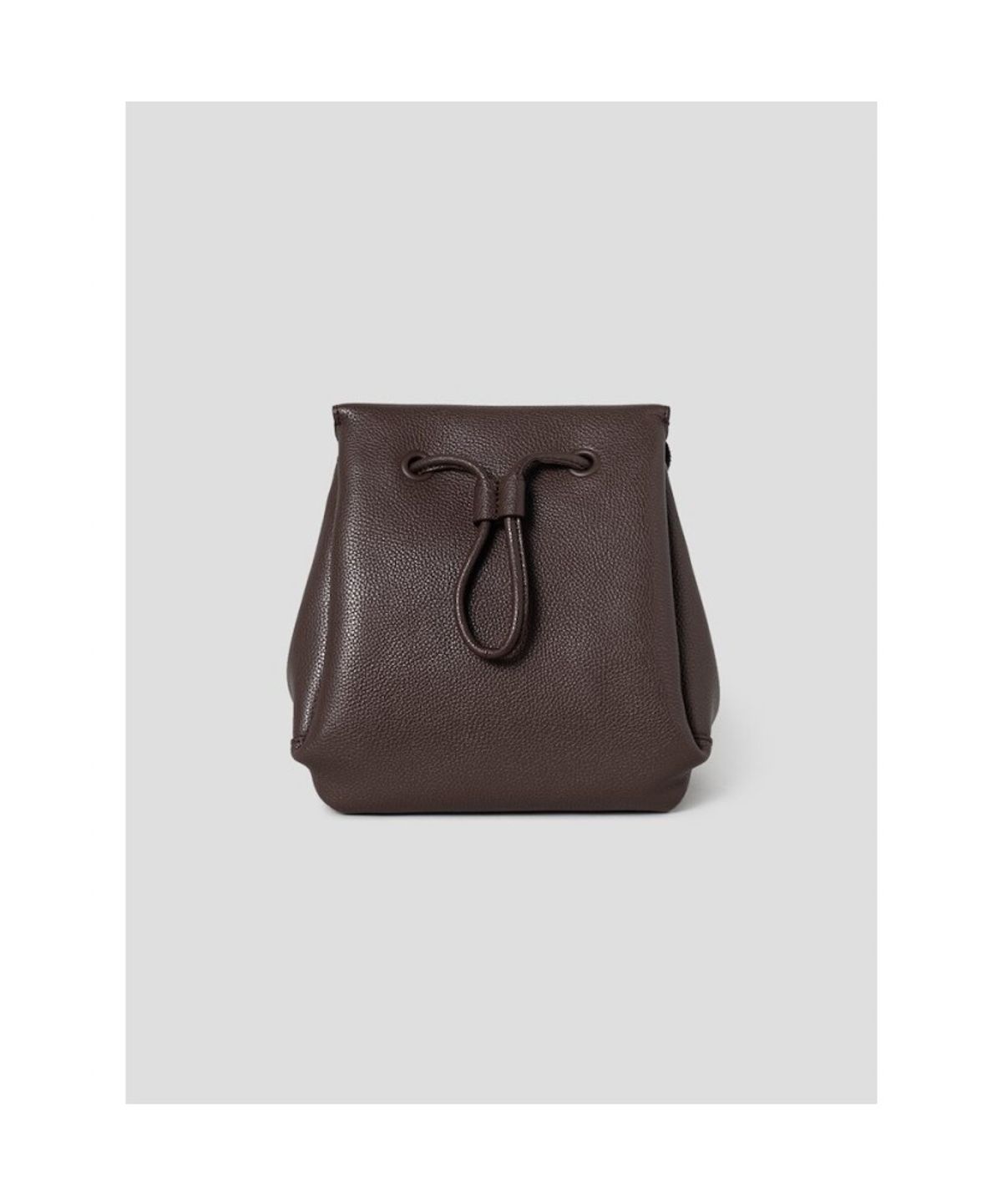 빈폴 액세서리(BEANPOLE ACCESSORY) Less Bag_3 스몰 가죽 백팩  브라운