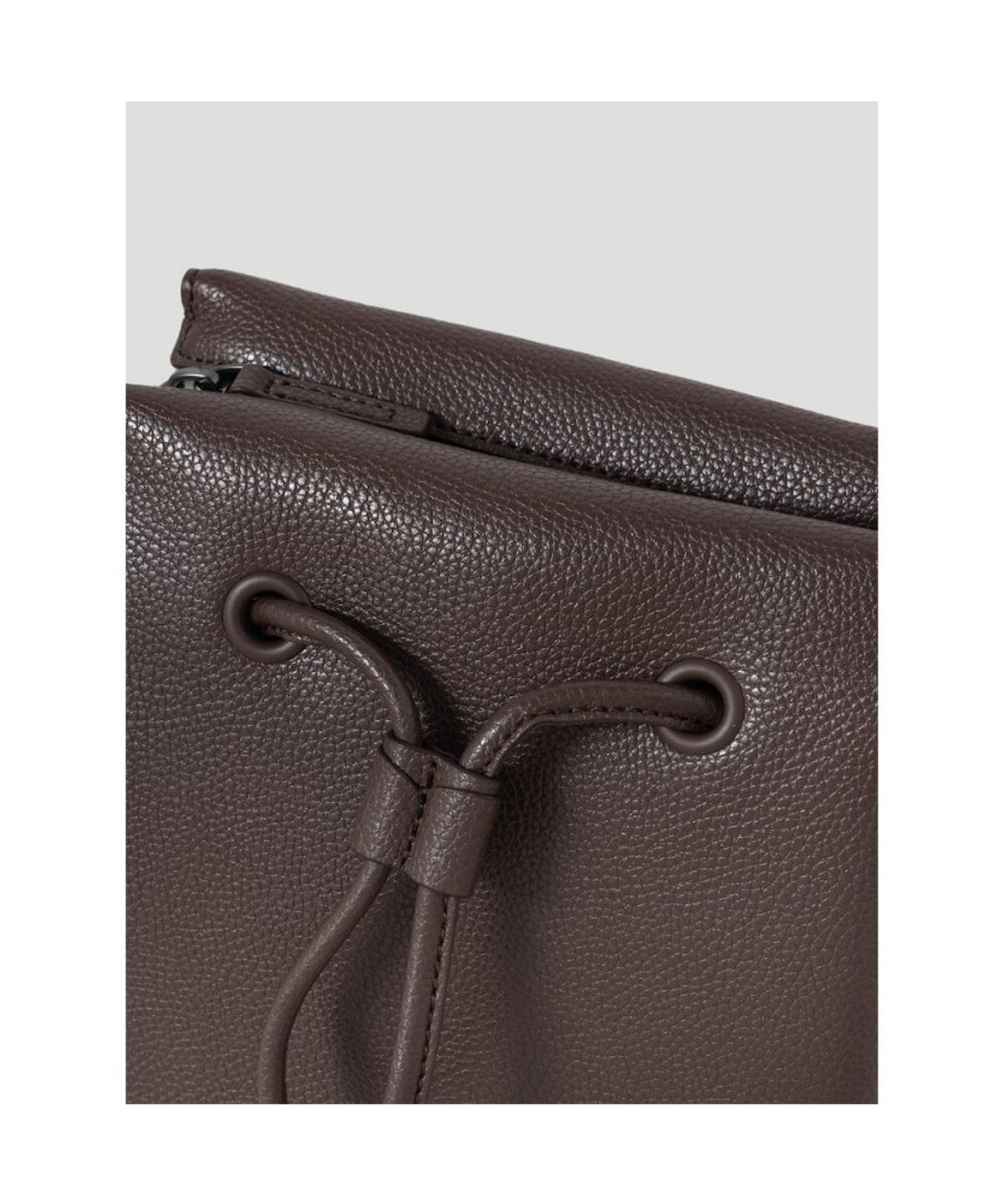 빈폴 액세서리(BEANPOLE ACCESSORY) Less Bag_3 스몰 가죽 백팩  브라운