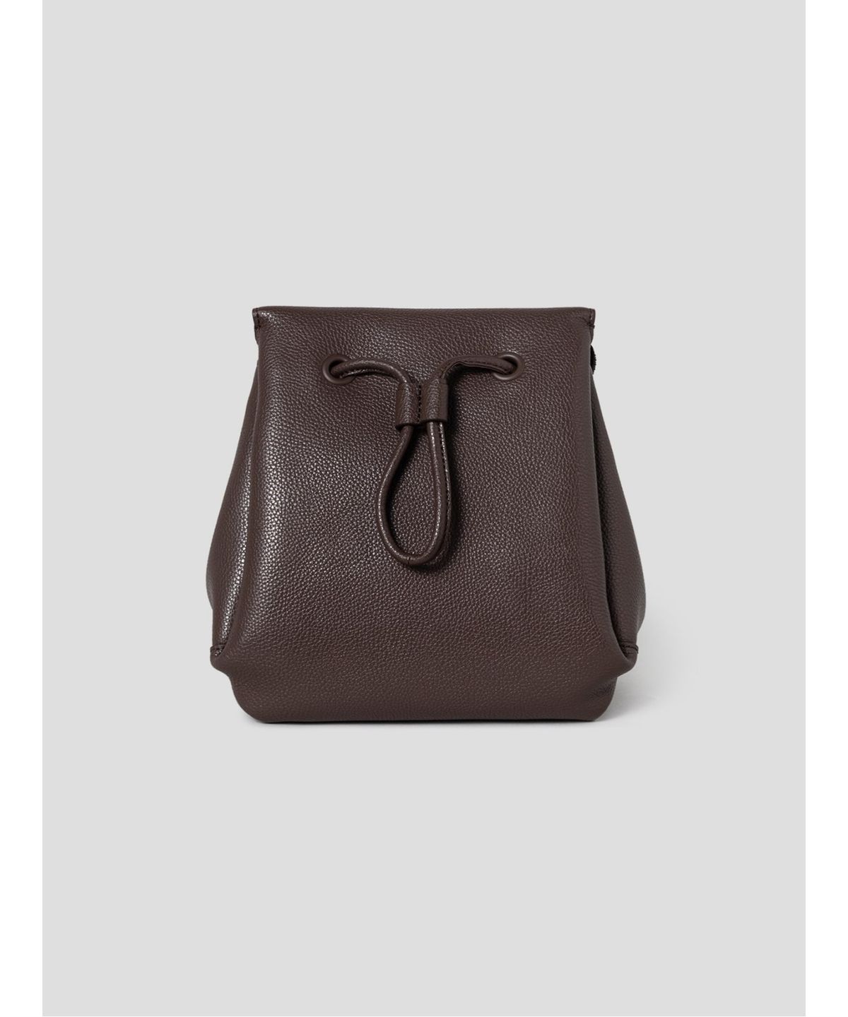 빈폴 액세서리(BEANPOLE ACCESSORY) Less Bag_3 스몰 가죽 백팩  브라운