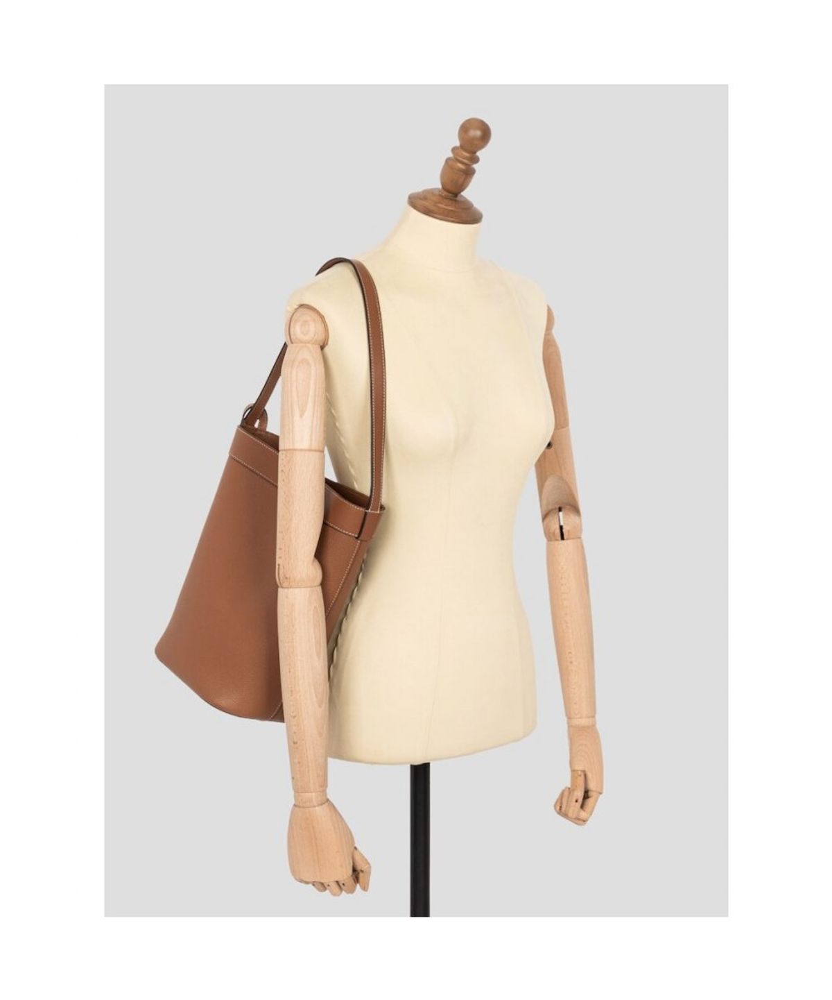 빈폴 액세서리(BEANPOLE ACCESSORY) 아이비 가죽 숄더백  브릭