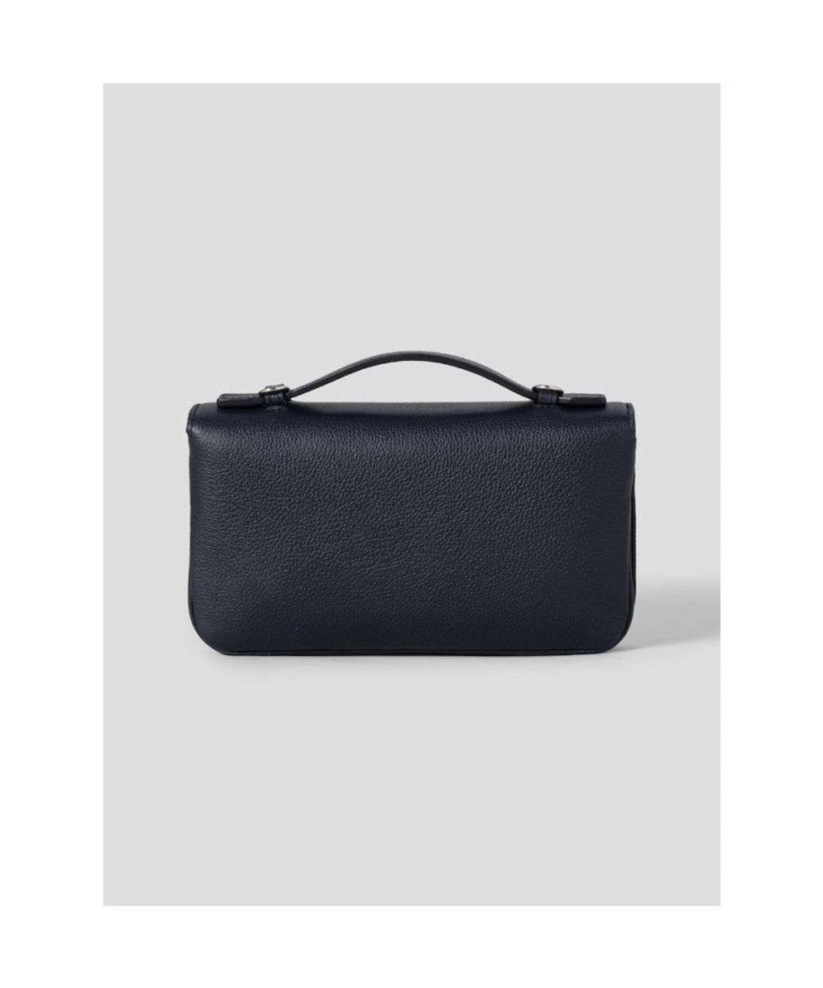 빈폴 액세서리(BEANPOLE ACCESSORY) 솔리드 가죽 크로스백  네이비