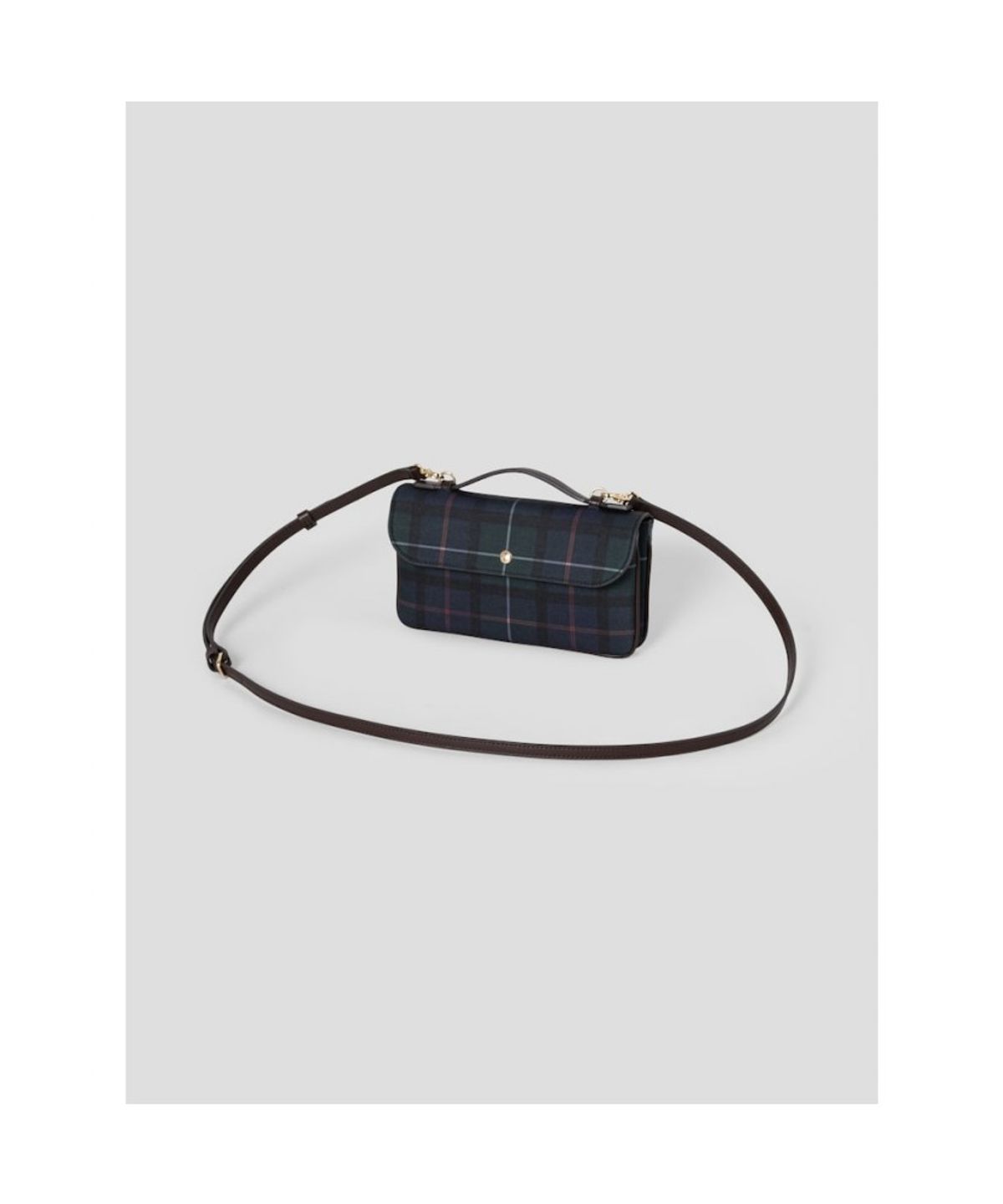 빈폴 액세서리(BEANPOLE ACCESSORY) 헤릿체크 크로스백  그린