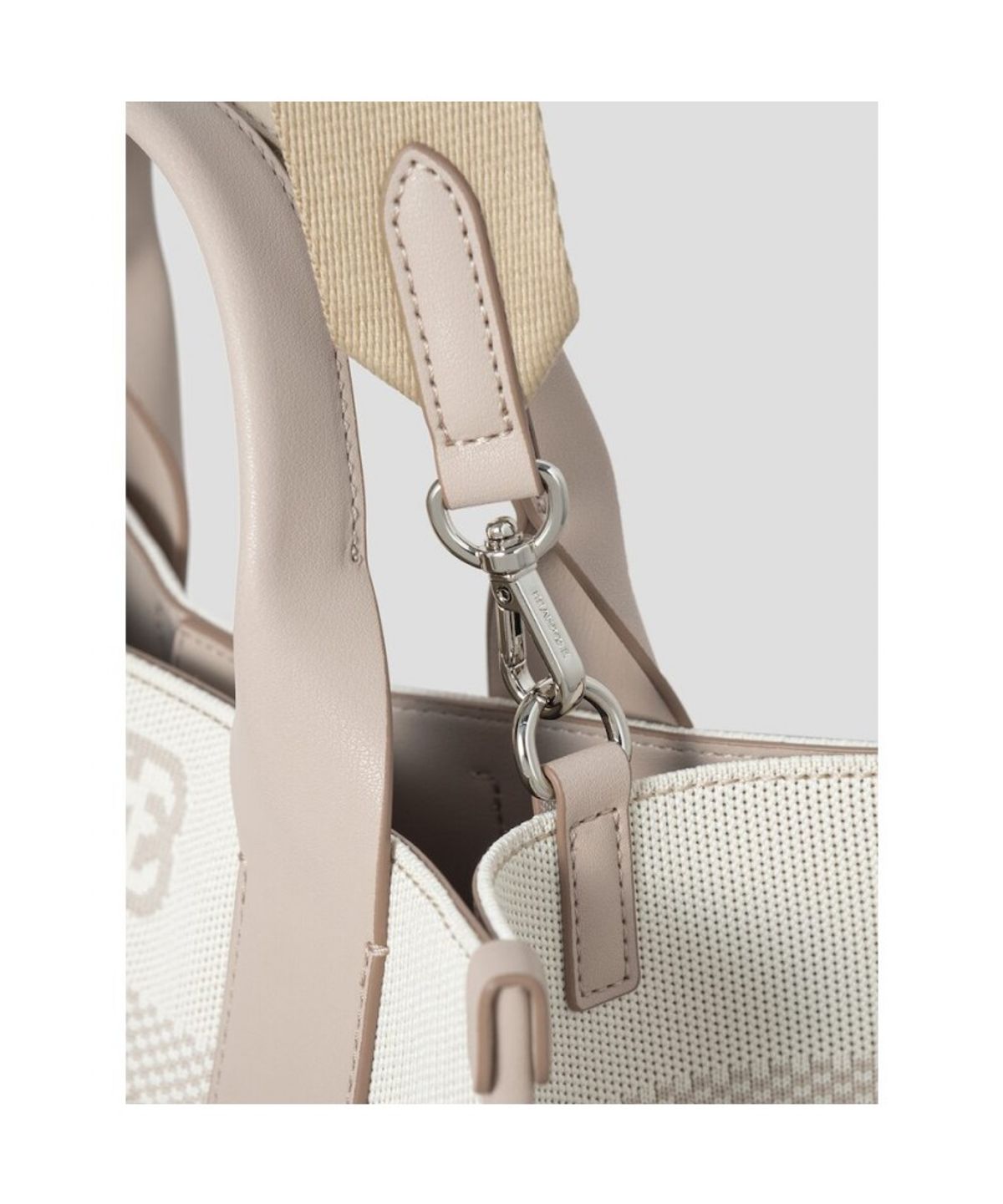 빈폴 액세서리(BEANPOLE ACCESSORY) 여성 스퀘어 니트백  베이지