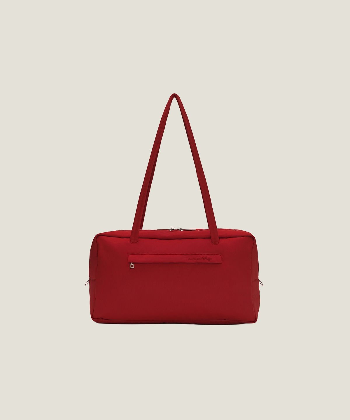 무쿠앤에보니(MUCU AND EBONY) Cozy Square Bag _ Red