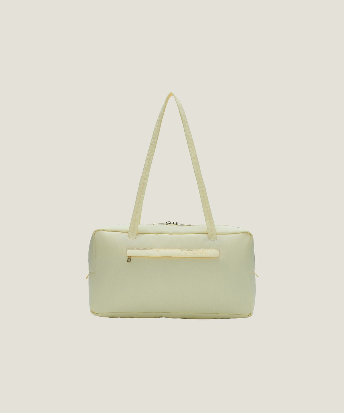 무쿠앤에보니(MUCU AND EBONY) Cozy Square Bag _ Butter