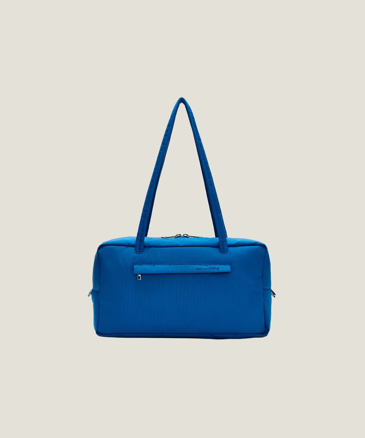 무쿠앤에보니(MUCU AND EBONY) Cozy Square Bag _ Marine Blue