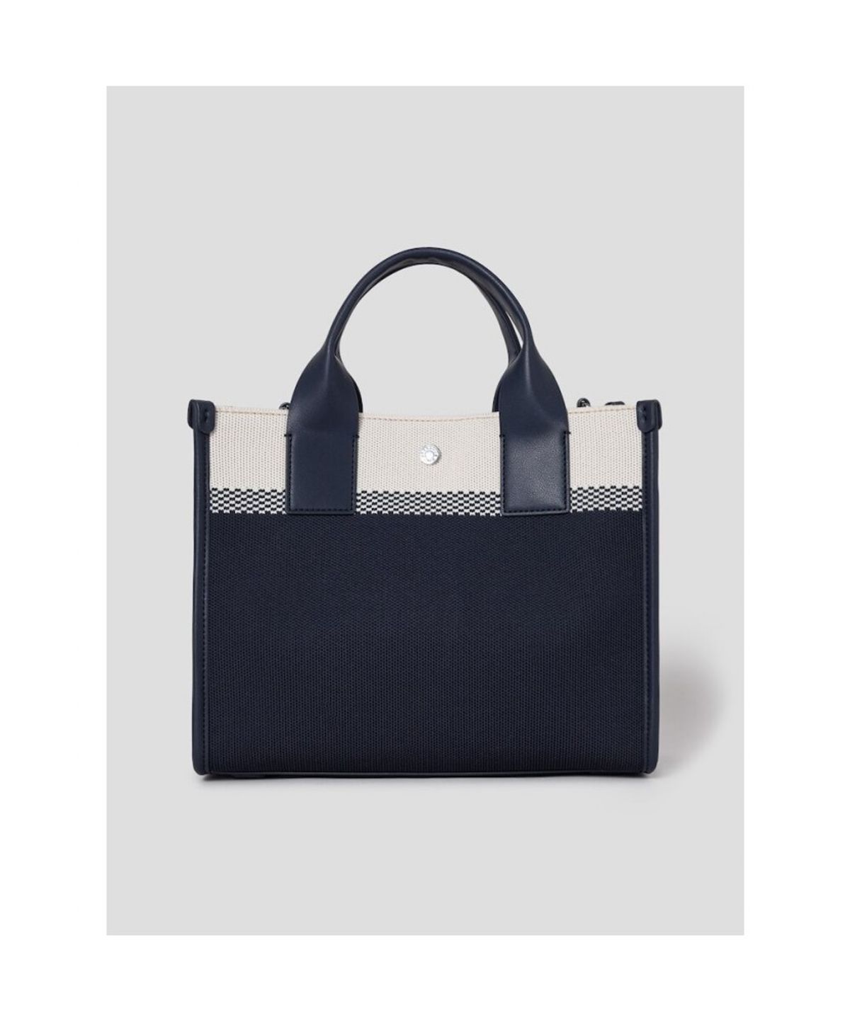 빈폴 액세서리(BEANPOLE ACCESSORY) 여성 스퀘어 니트백  네이비