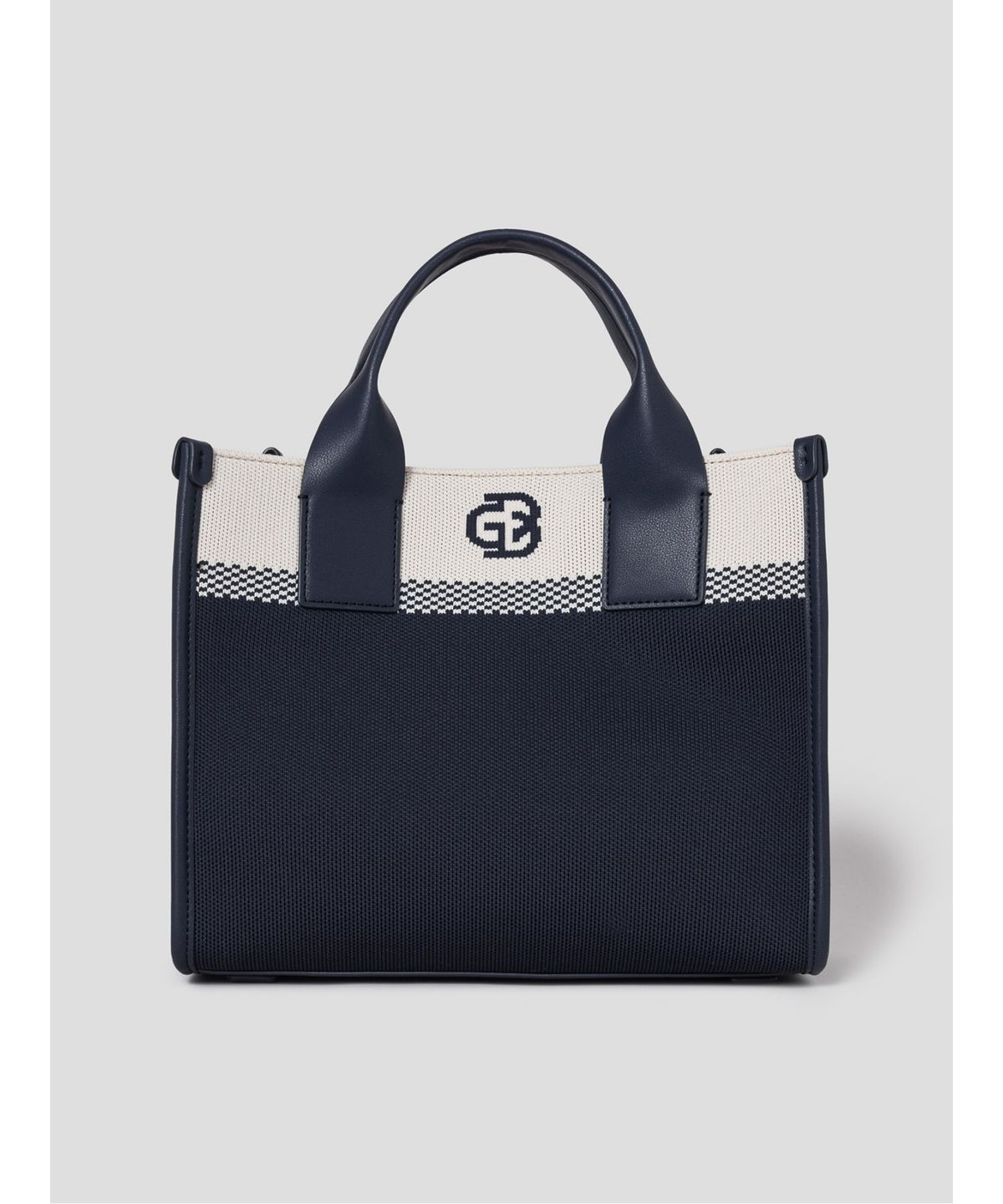 빈폴 액세서리(BEANPOLE ACCESSORY) 여성 스퀘어 니트백  네이비