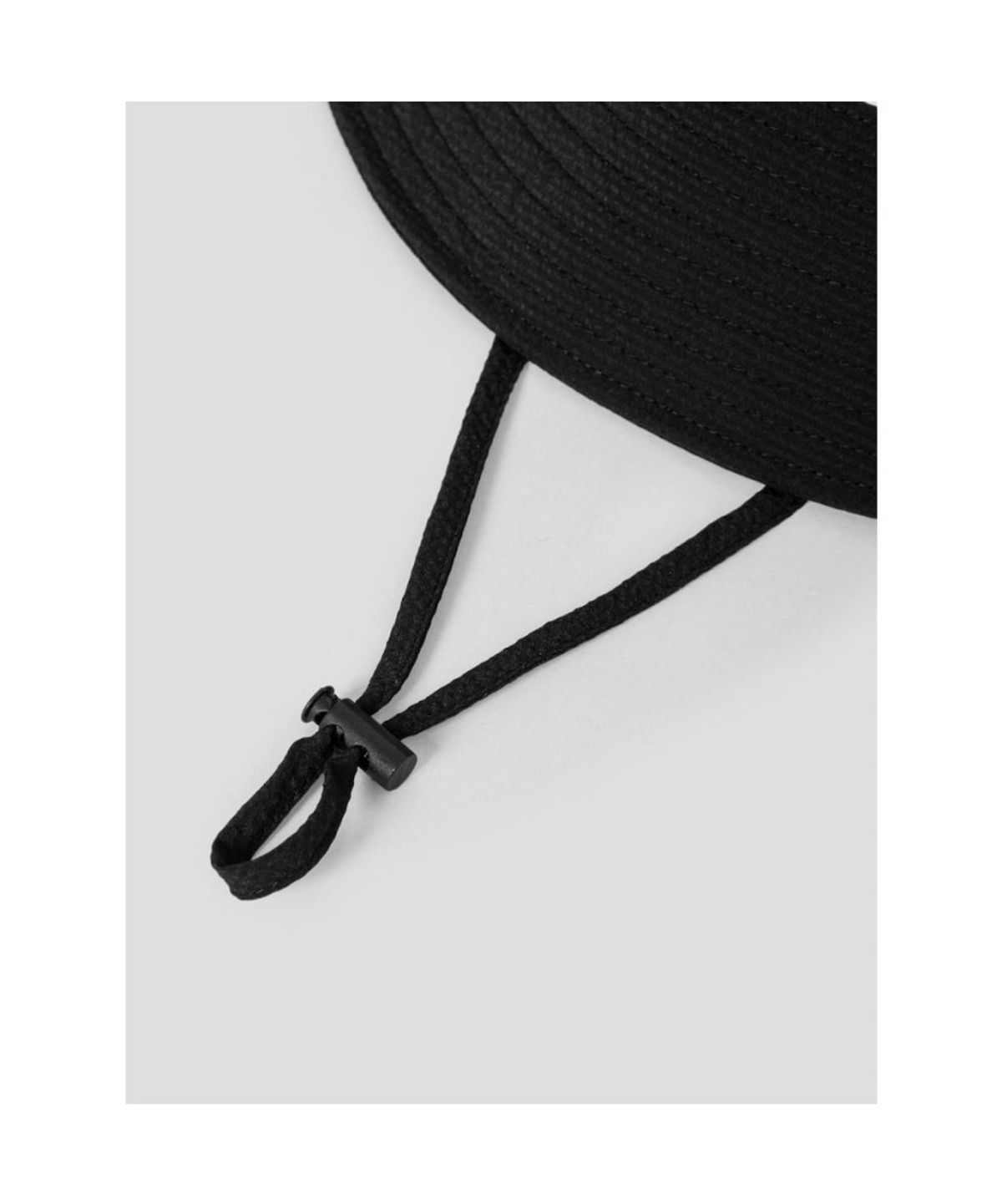 빈폴 액세서리(BEANPOLE ACCESSORY) 여성 시어서커 와이드 버킷햇  블랙