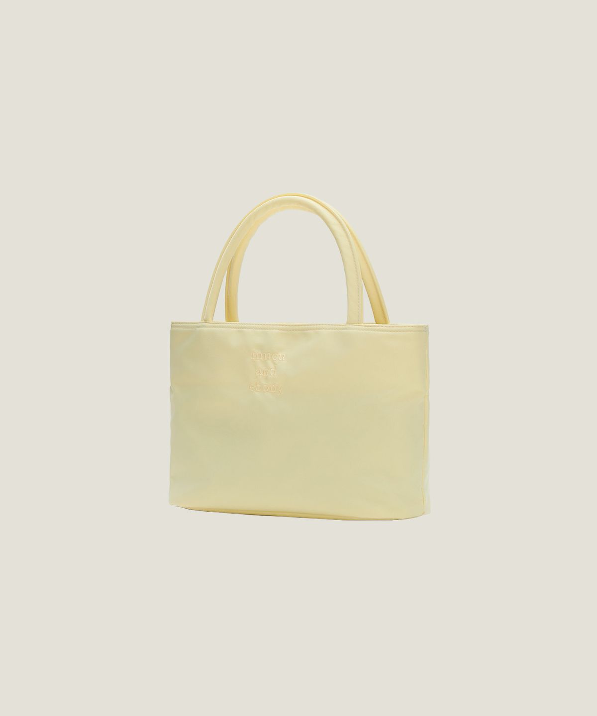 무쿠앤에보니(MUCU AND EBONY) Near Tote Bag _ Lemon