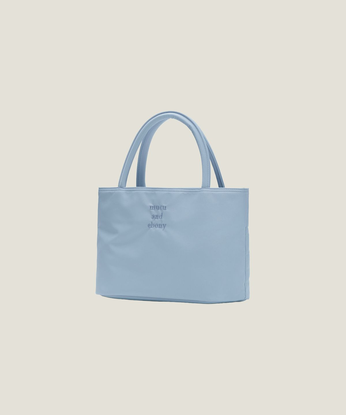 무쿠앤에보니(MUCU AND EBONY) Near Tote Bag _ Light Blue