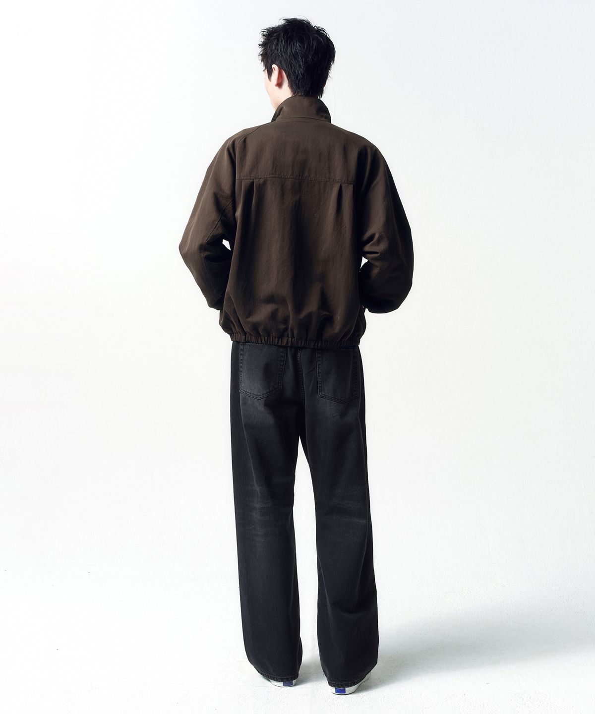 인사일런스(INSILENCE) 애시드 래글런 블루종 BROWN