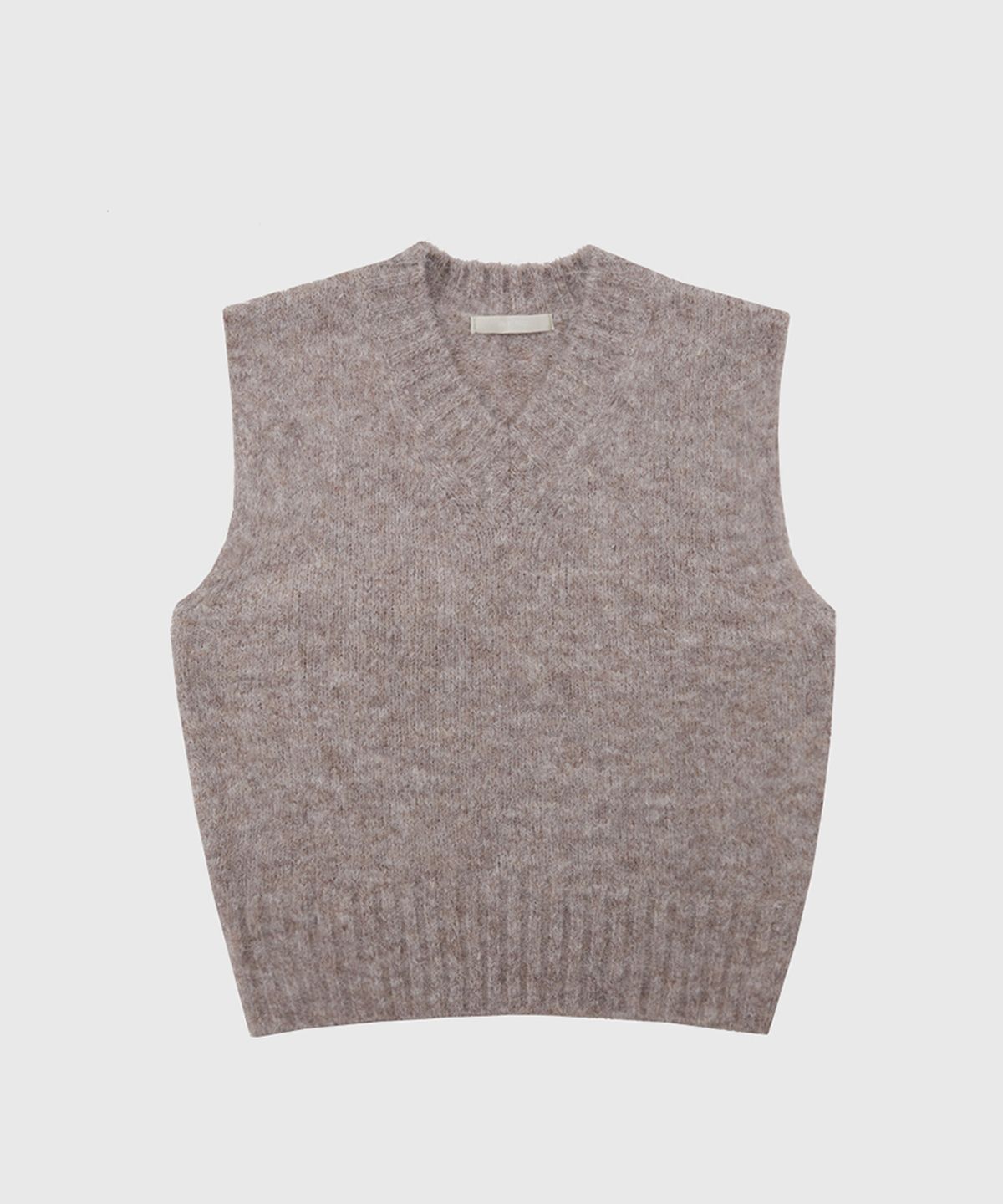 퀸스래빗(Q'SRB) Hairy V-neck Knit Vest