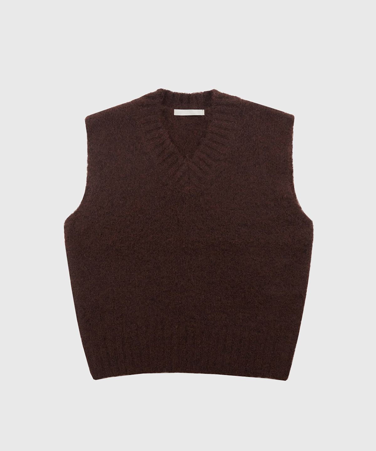 퀸스래빗(Q'SRB) Hairy V-neck Knit Vest